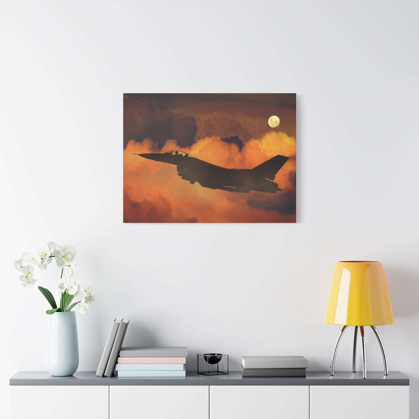 Jet Fighter Matte Canvas, Stretched, 1.25"