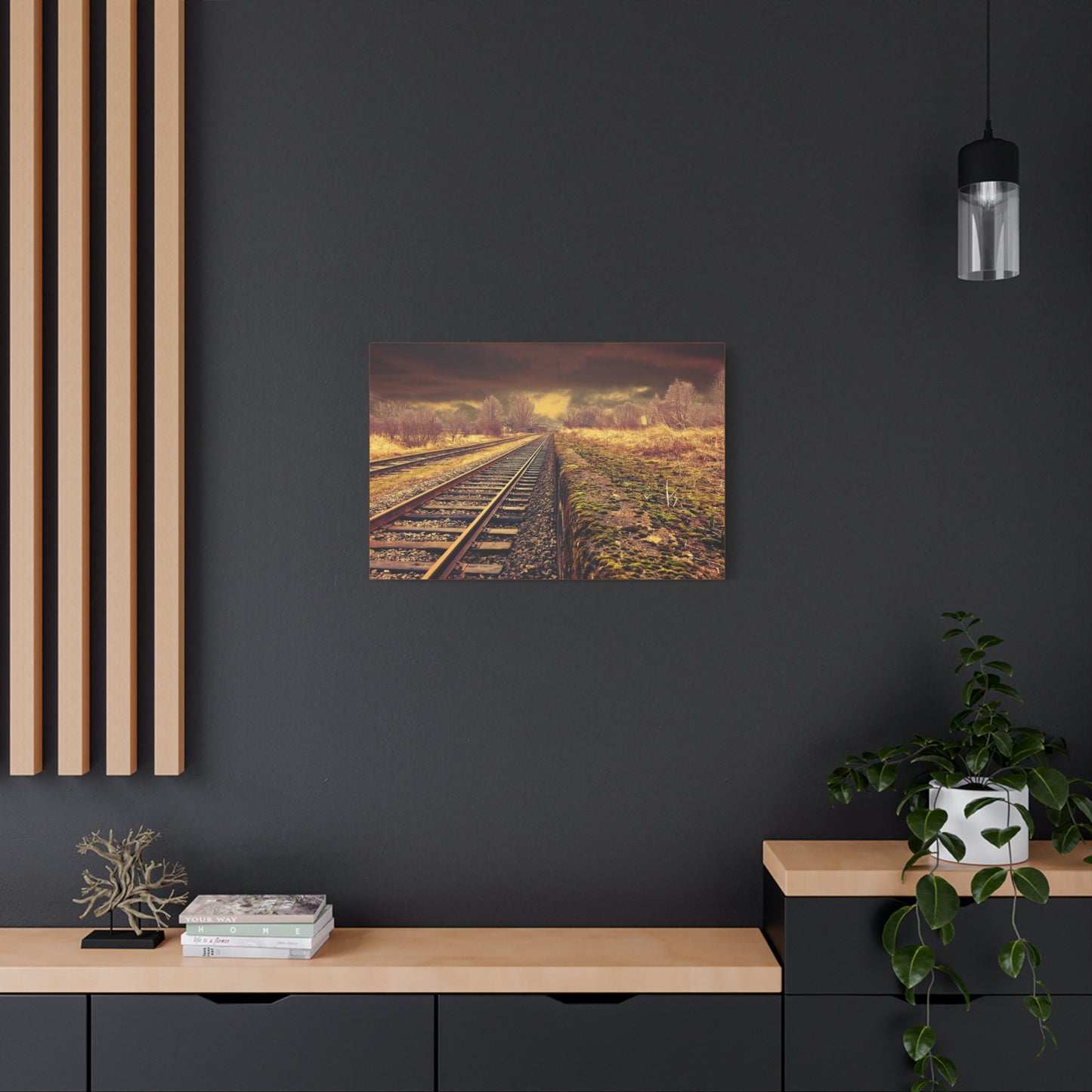 Tracks Matte Canvas, Stretched, 1.25"