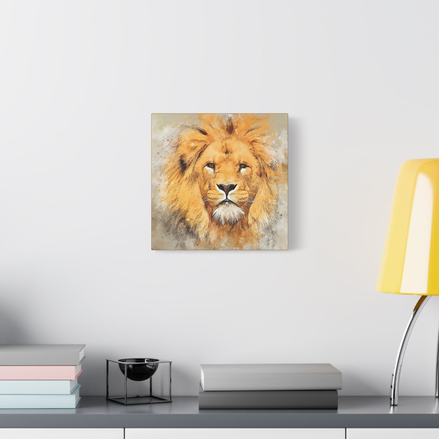 Lion Matte Canvas, Stretched, 1.25"
