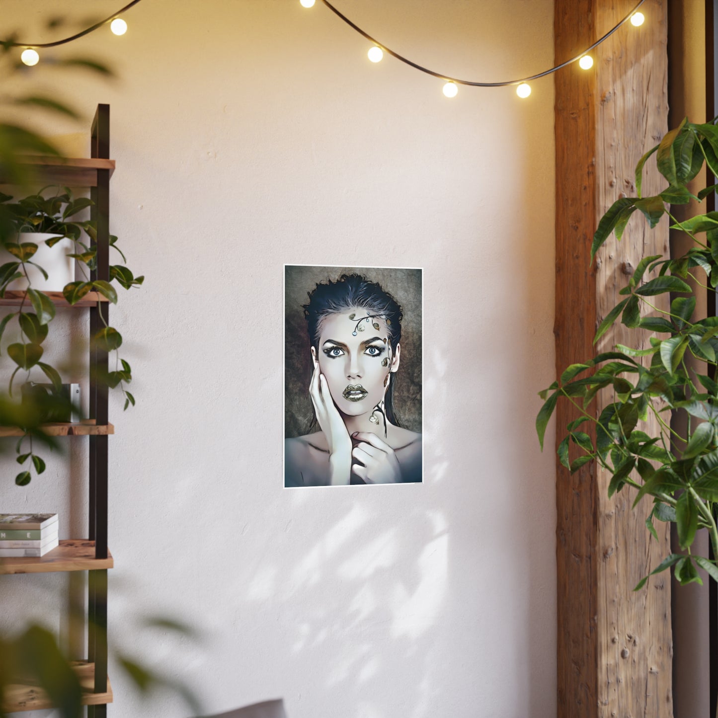 Woman Portrait Photo Art Paper Posters