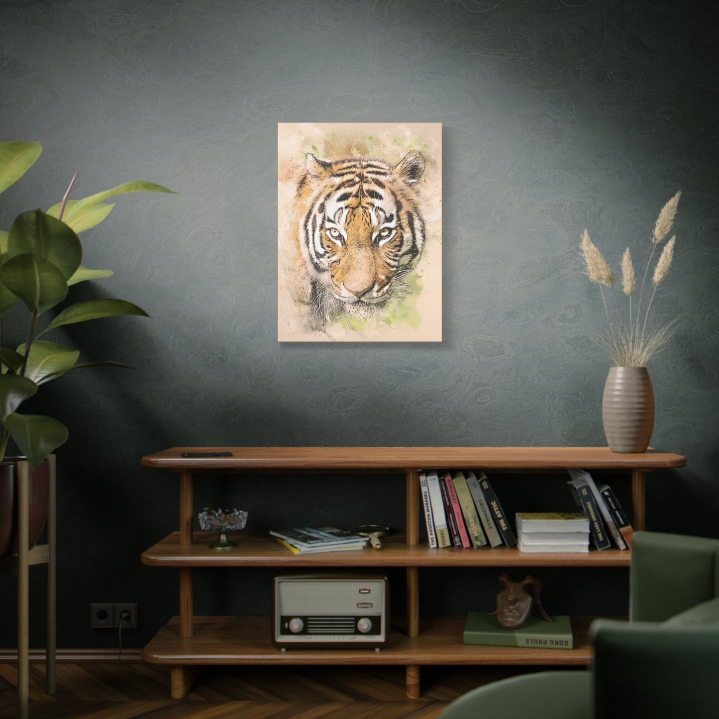 Tiger Matte Canvas, Stretched, 1.25"