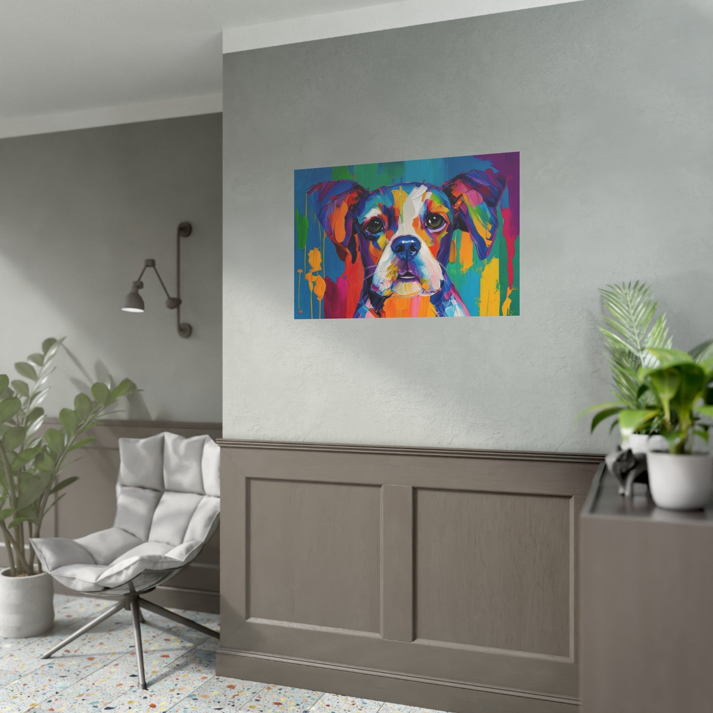 Dog AI Gen Rolled Posters