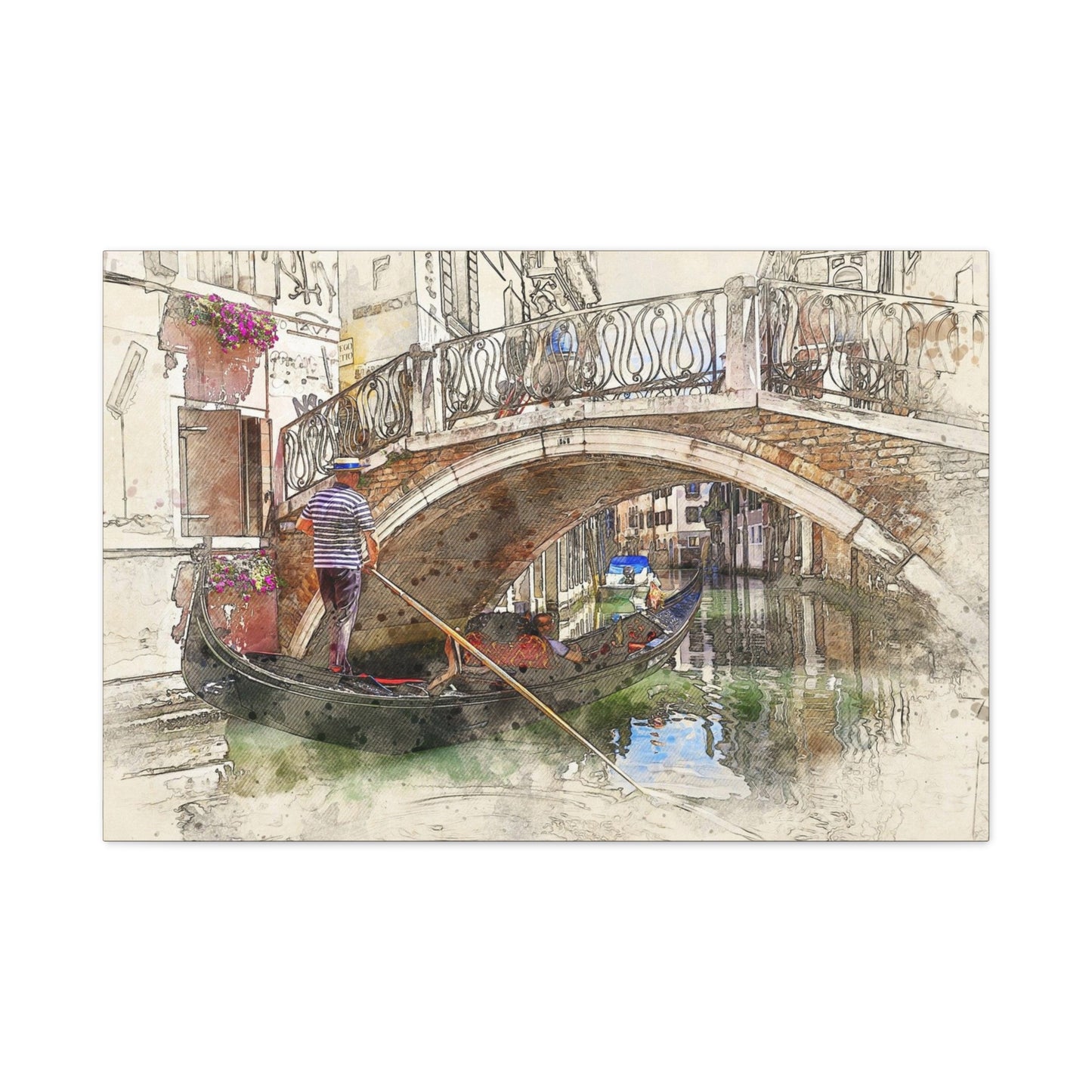 Gondola Matte Canvas, Stretched, 1.25"