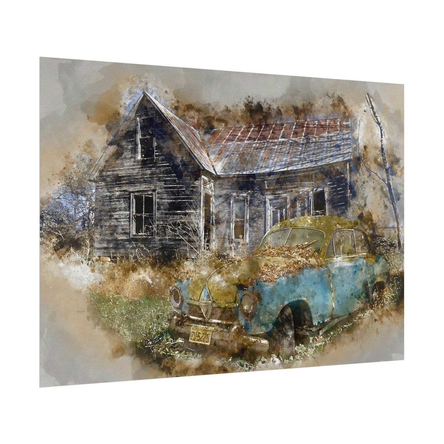 Old Barn Rolled Posters