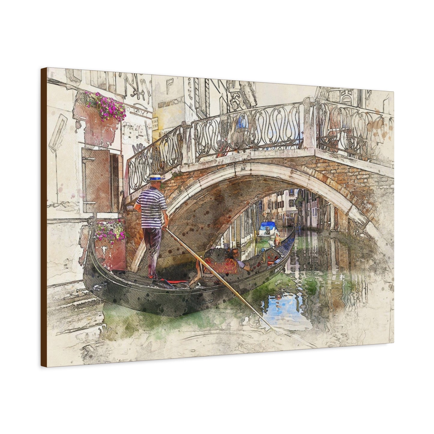 Gondola Matte Canvas, Stretched, 1.25"