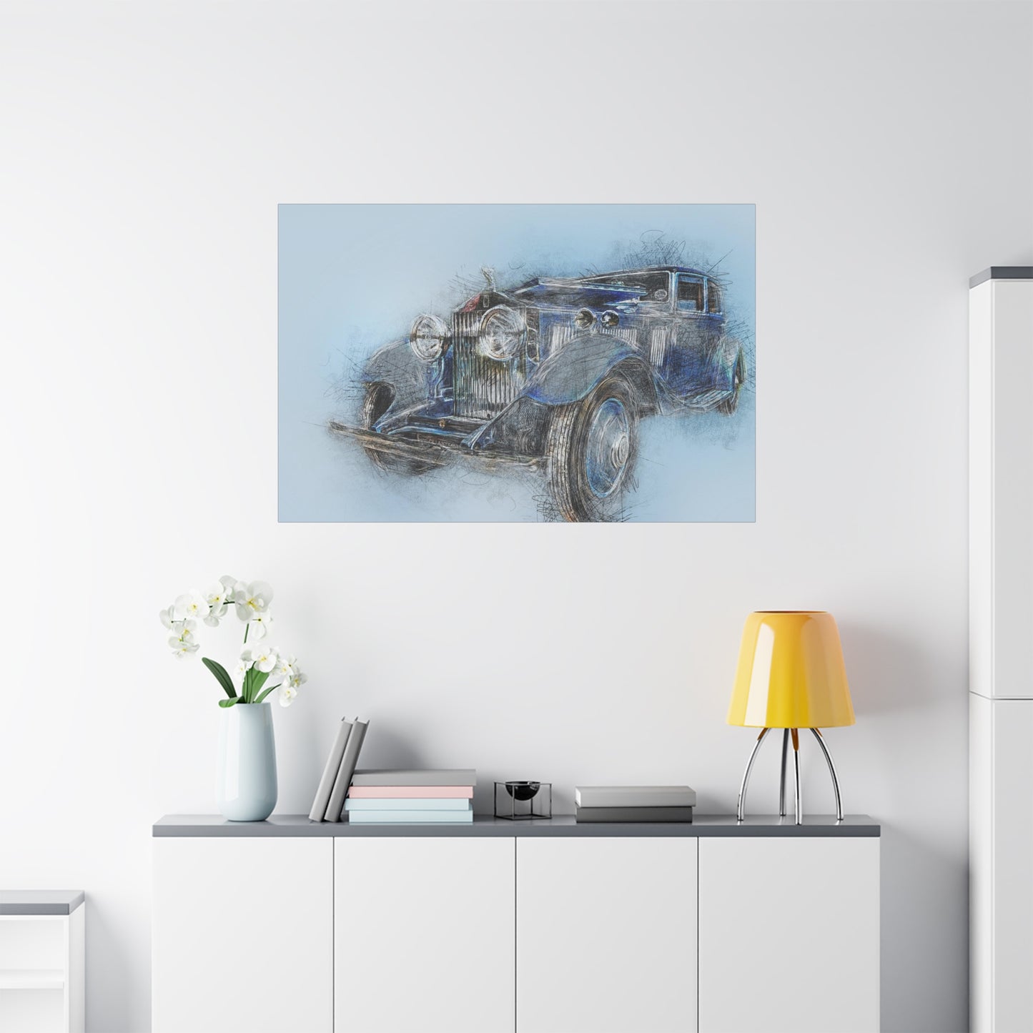 Old Car Matte Canvas, Stretched, 1.25"