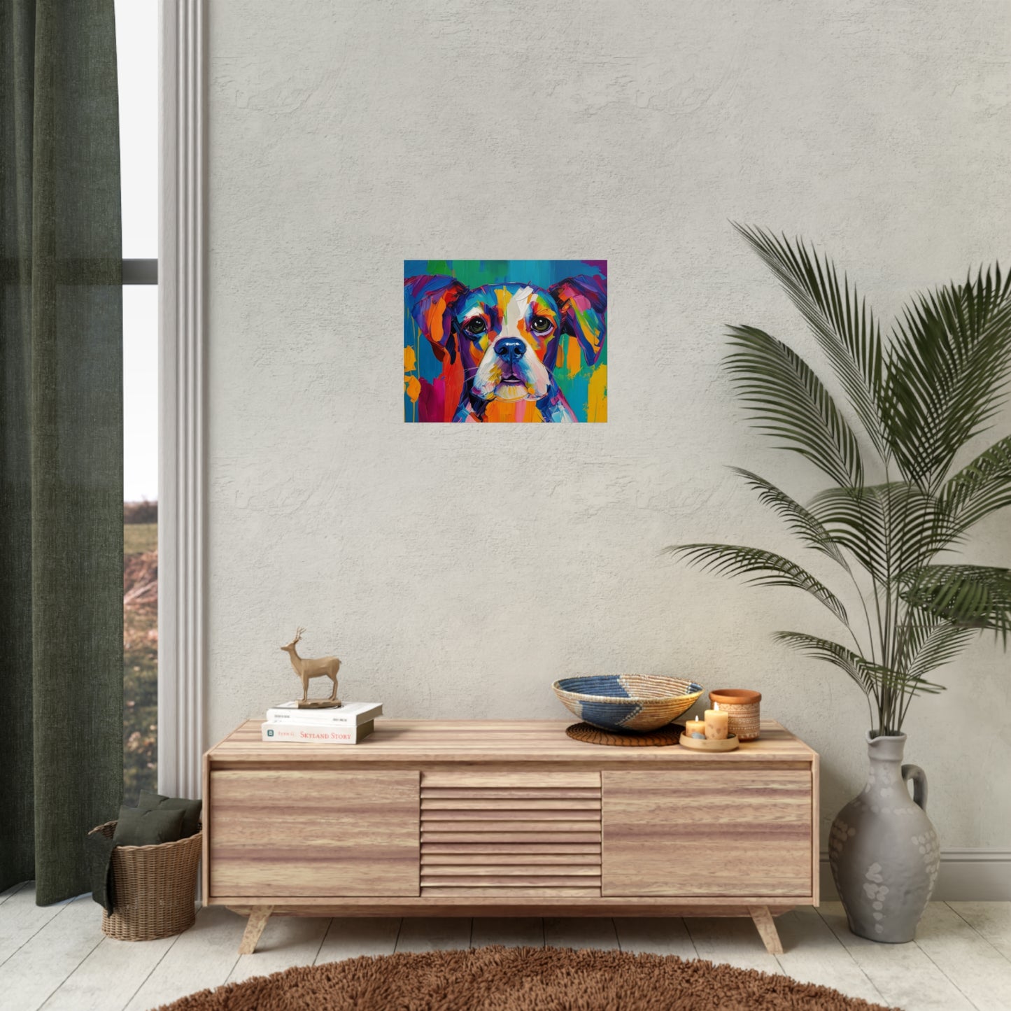 Dog AI Gen Rolled Posters