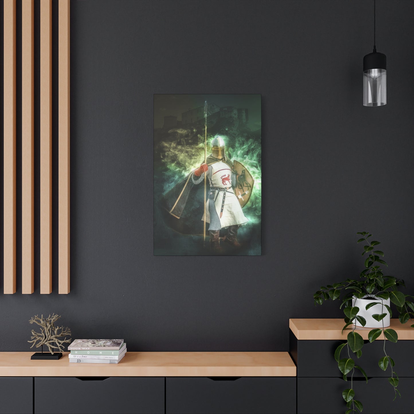 Knight Matte Canvas, Stretched, 1.25"