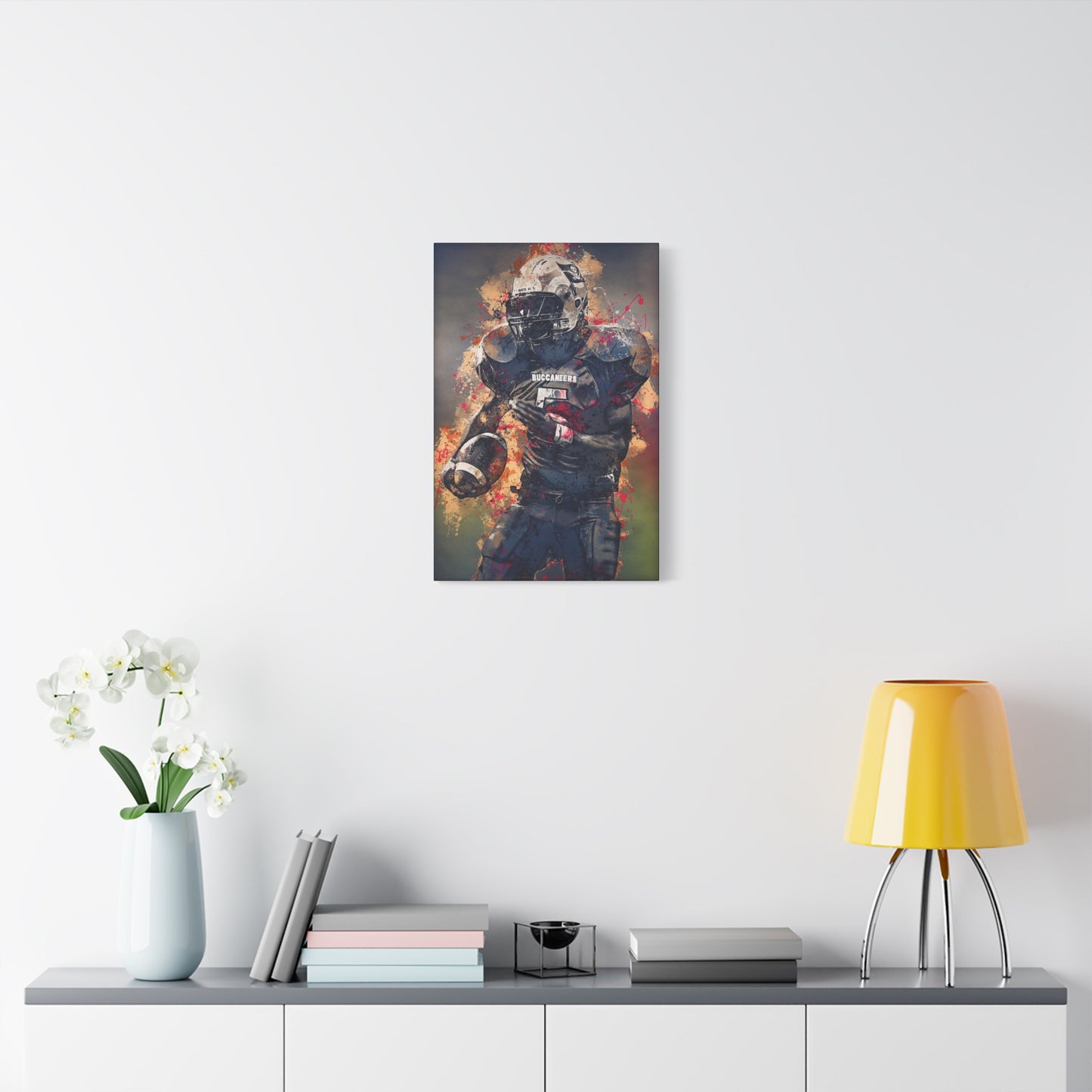 Football Matte Canvas, Stretched, 1.25"