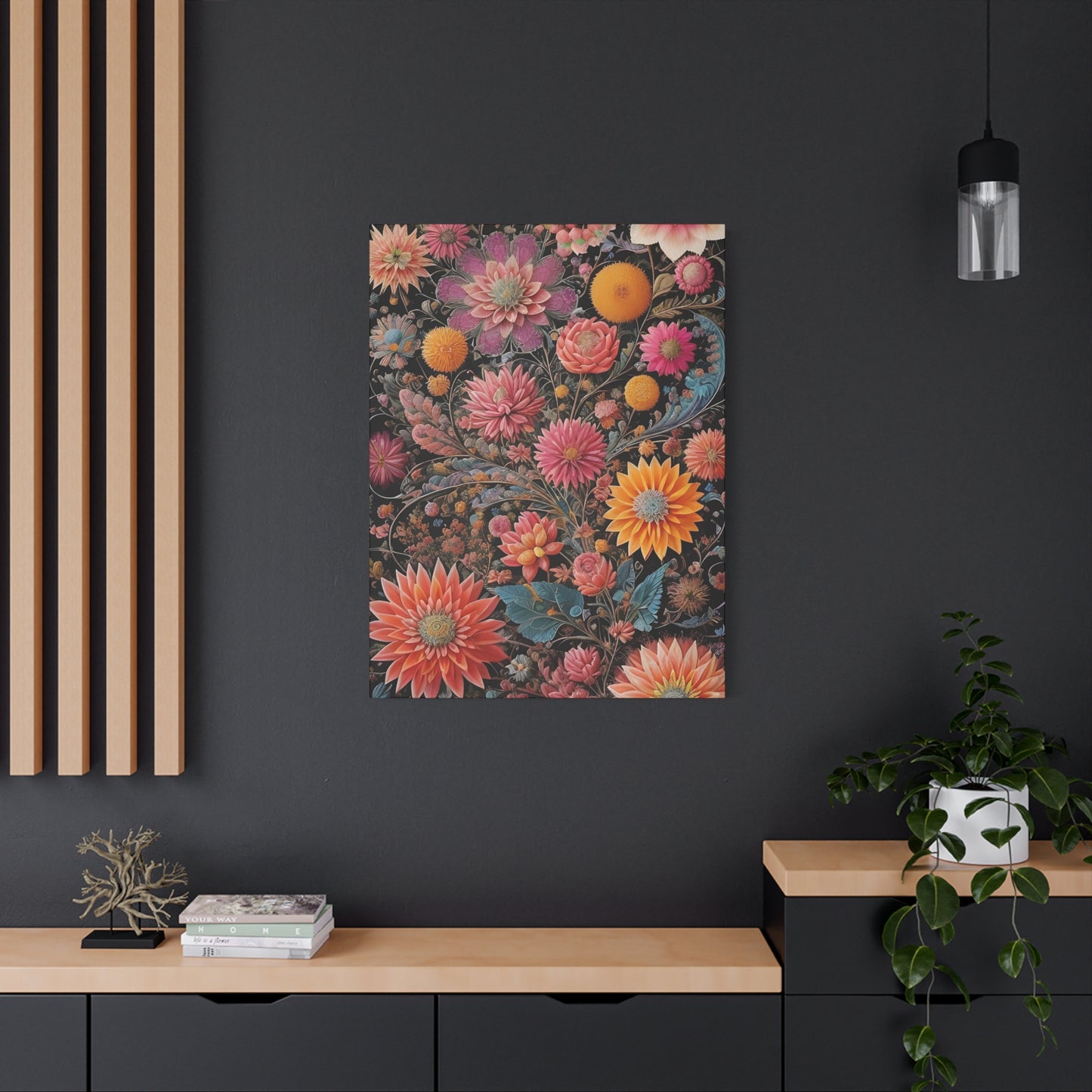 Flowers AI Gen Matte Canvas, Stretched, 1.25"