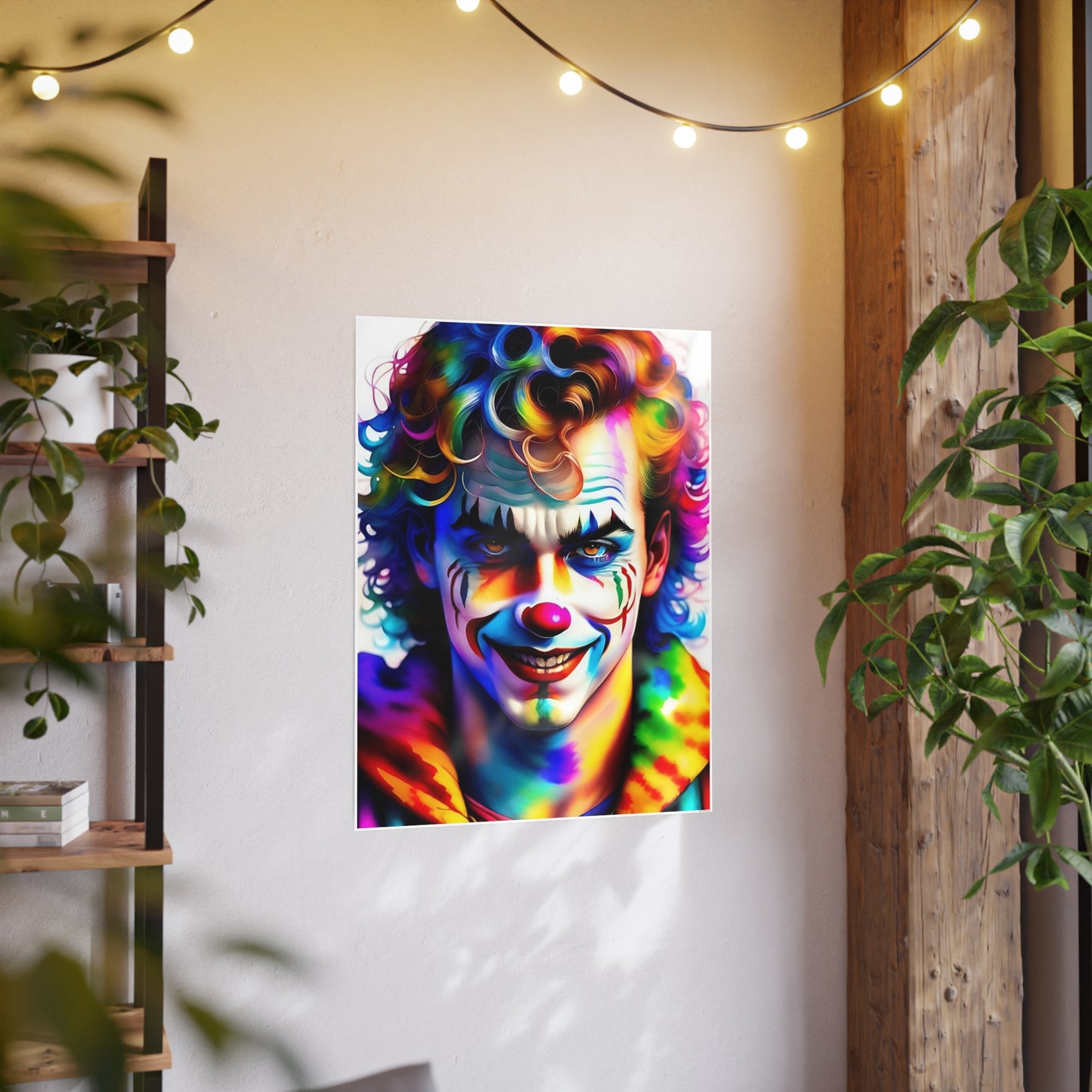 Clown AI Gen Photo Art Paper Posters