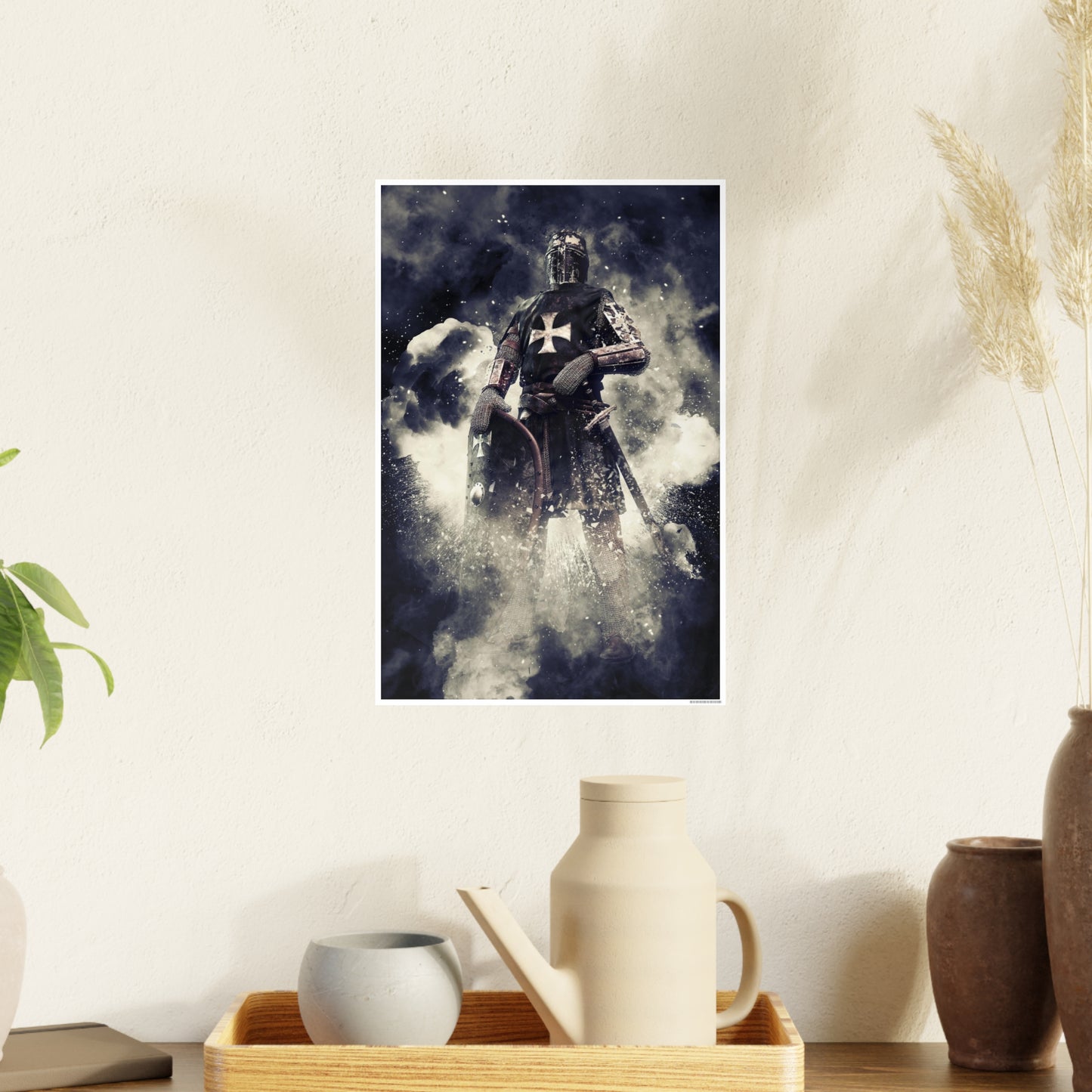 Knight Crusader Photo Art Paper Posters