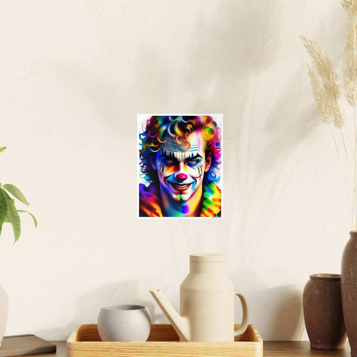 Clown AI Gen Photo Art Paper Posters