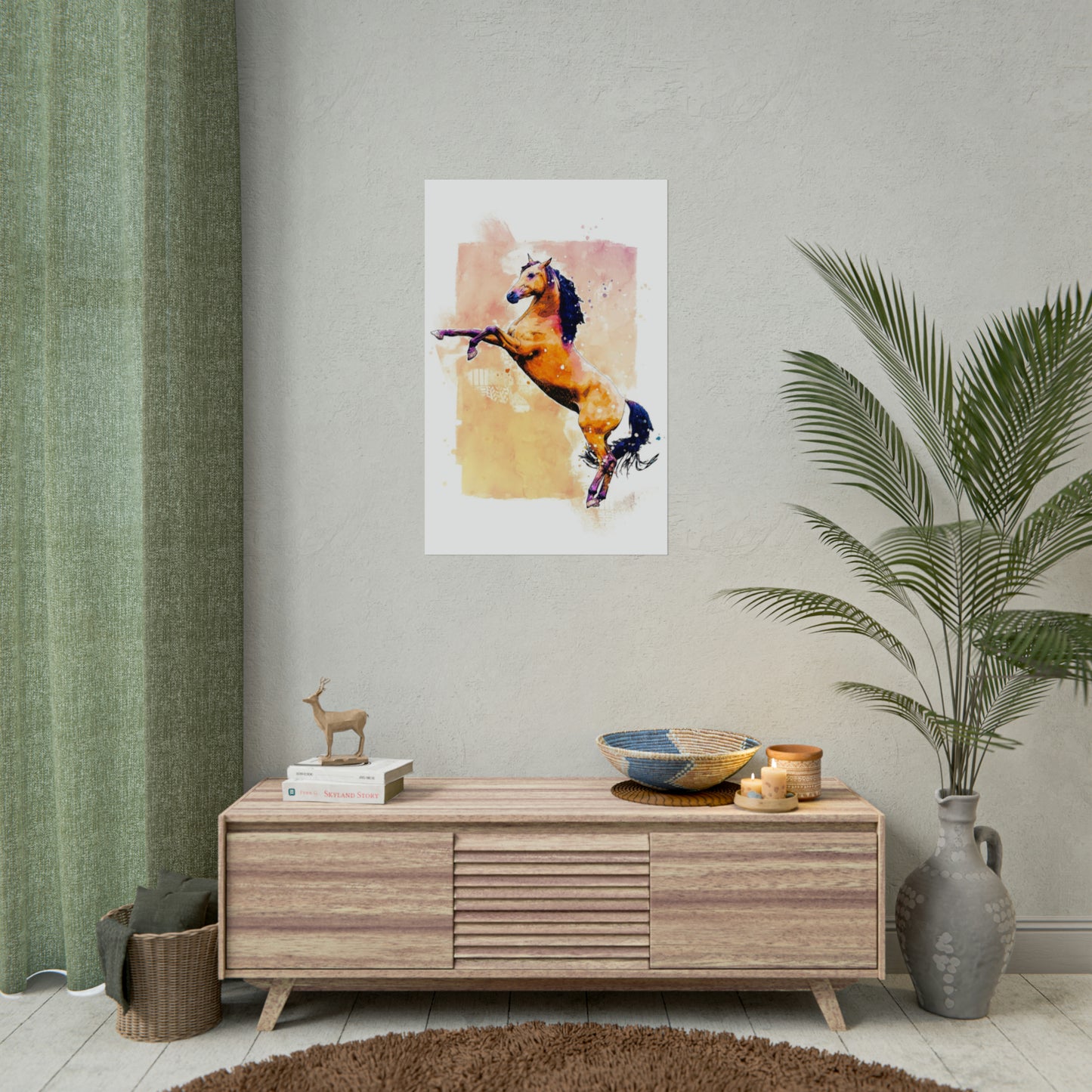 Horse Rolled Posters