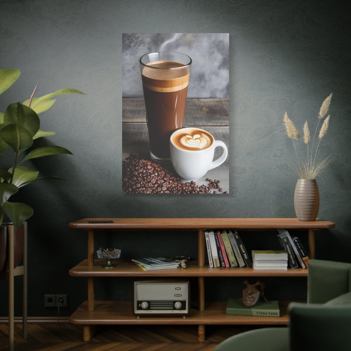 Coffee AI Gen Matte Canvas, Stretched, 1.25"