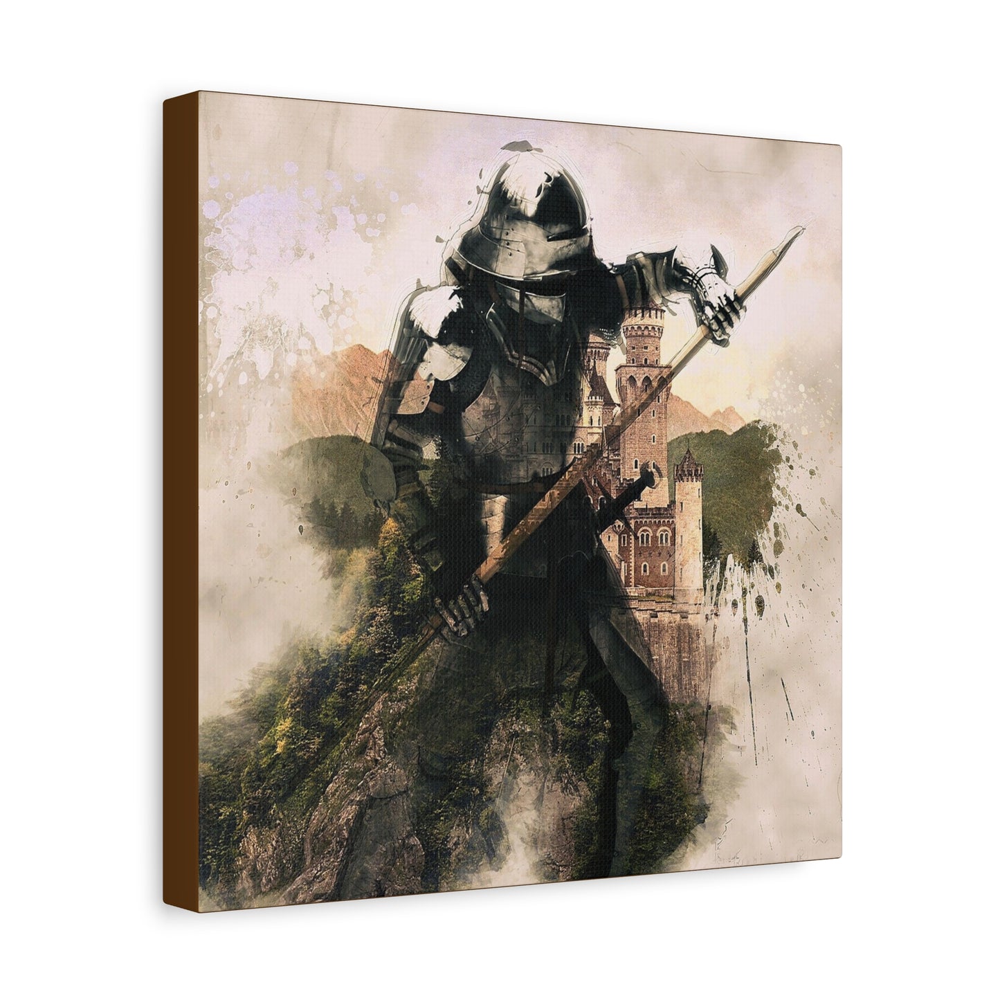 Medieval Knight Matte Canvas, Stretched, 1.25"