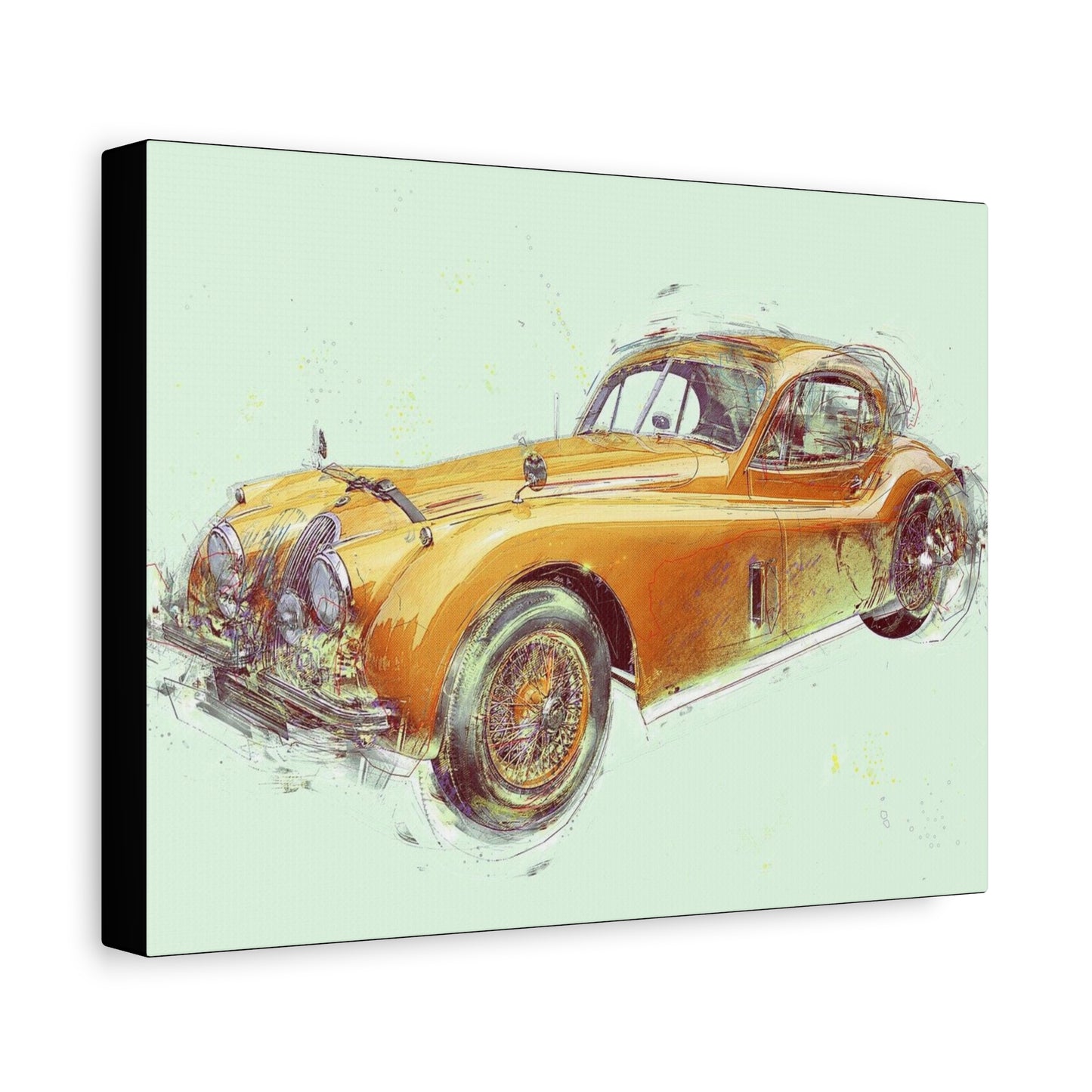 Jaguar Matte Canvas, Stretched, 1.25"