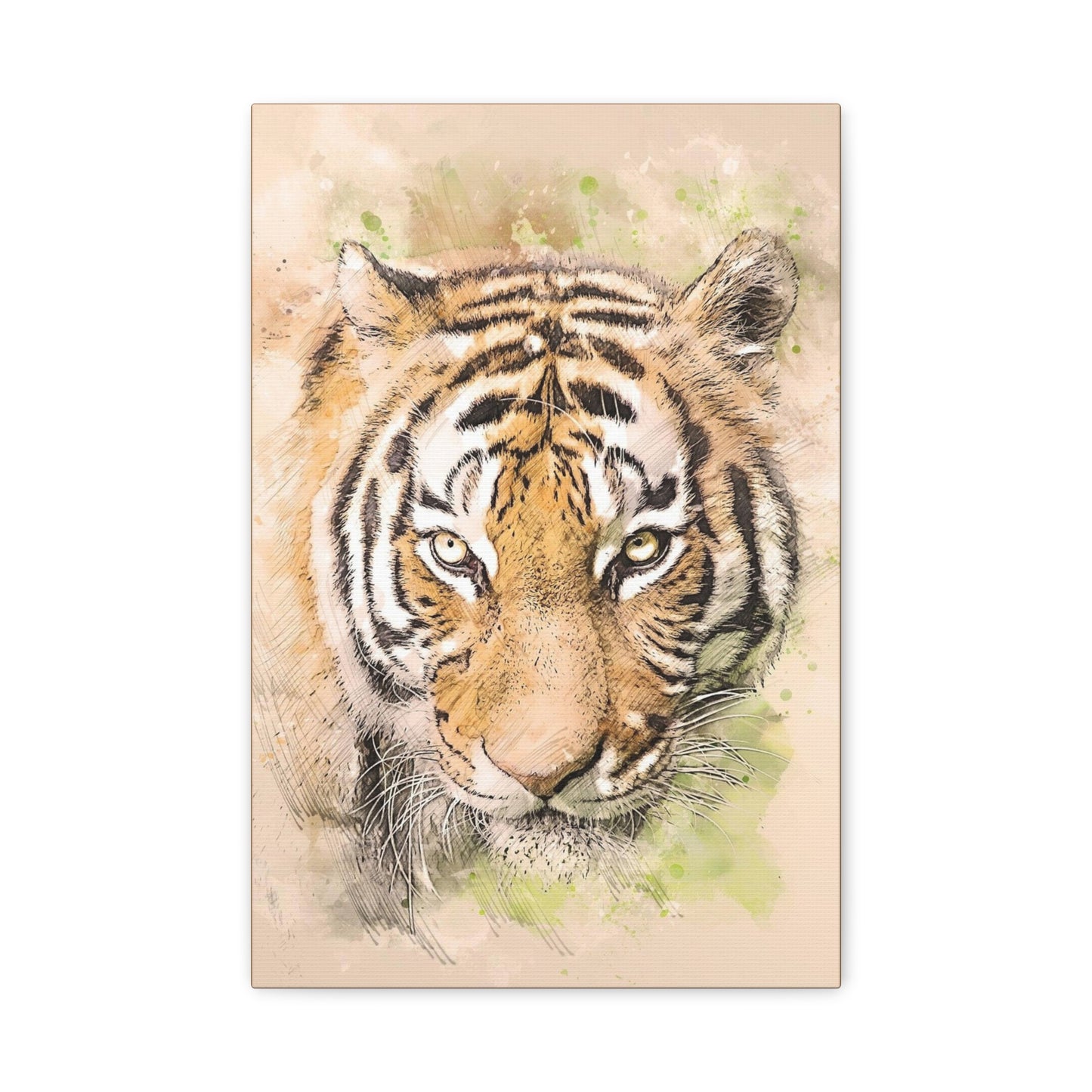Tiger Matte Canvas, Stretched, 1.25"