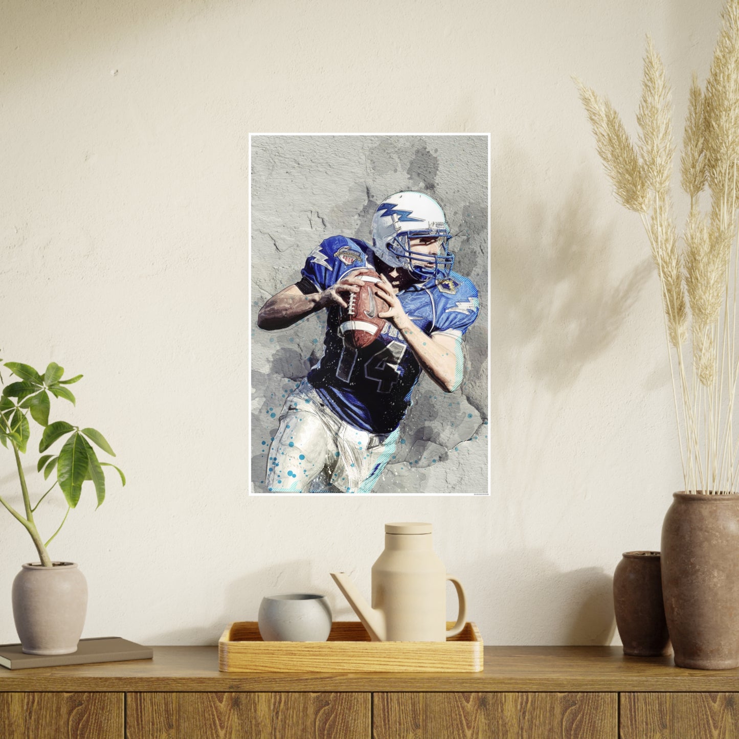 Quarterback Photo Art Paper Posters