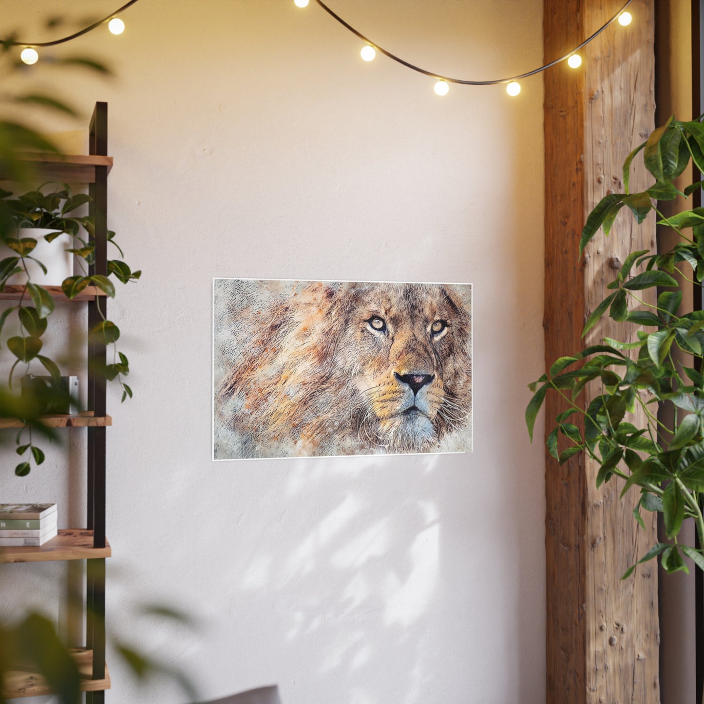 Lion Photo Art Paper Posters