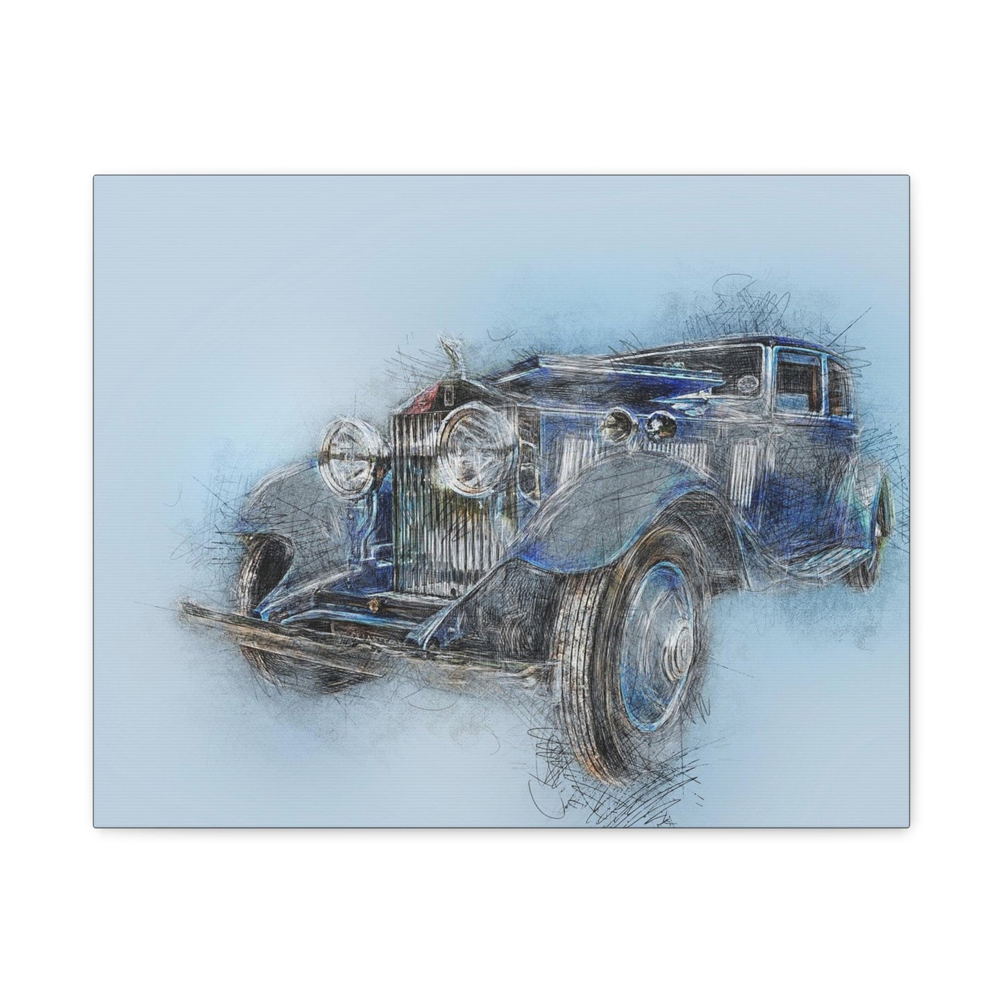Old Car Matte Canvas, Stretched, 1.25"