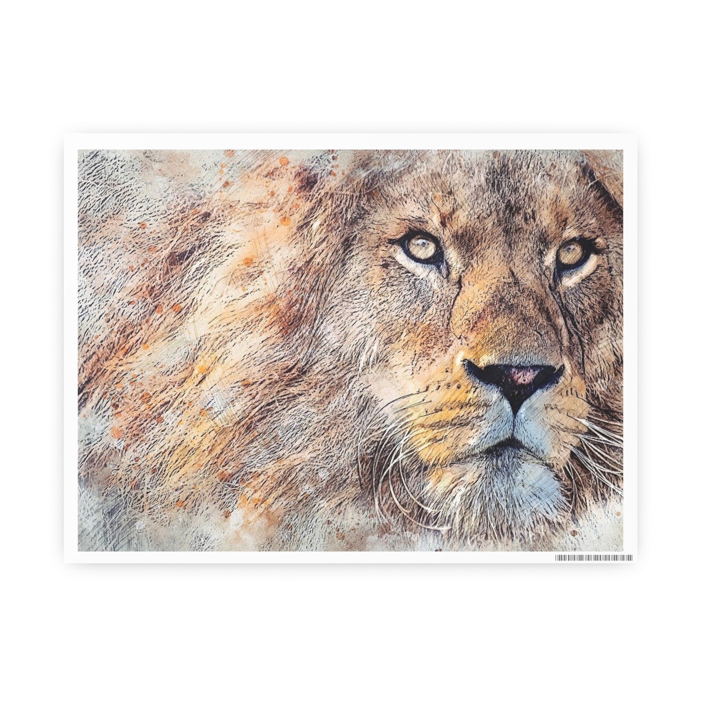 Lion Photo Art Paper Posters
