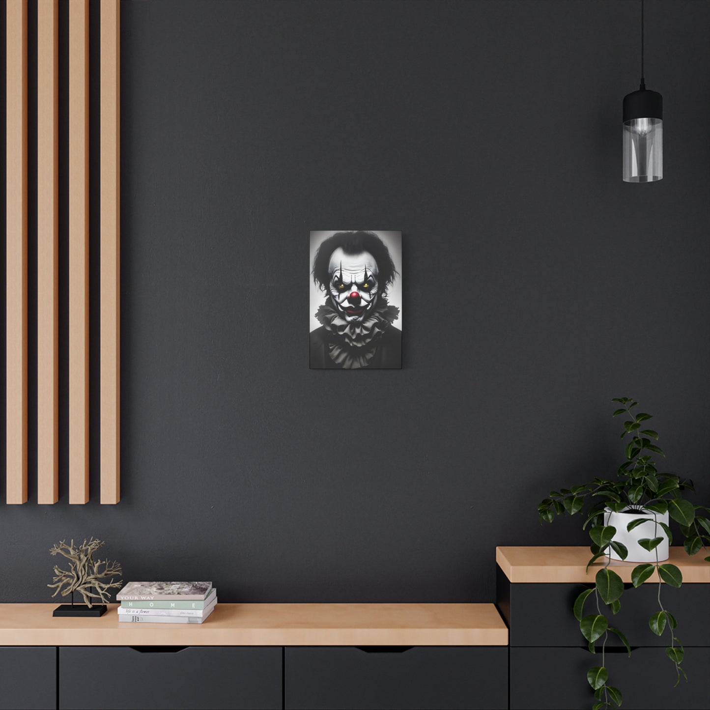 Clown AI Gen Matte Canvas, Stretched, 1.25"