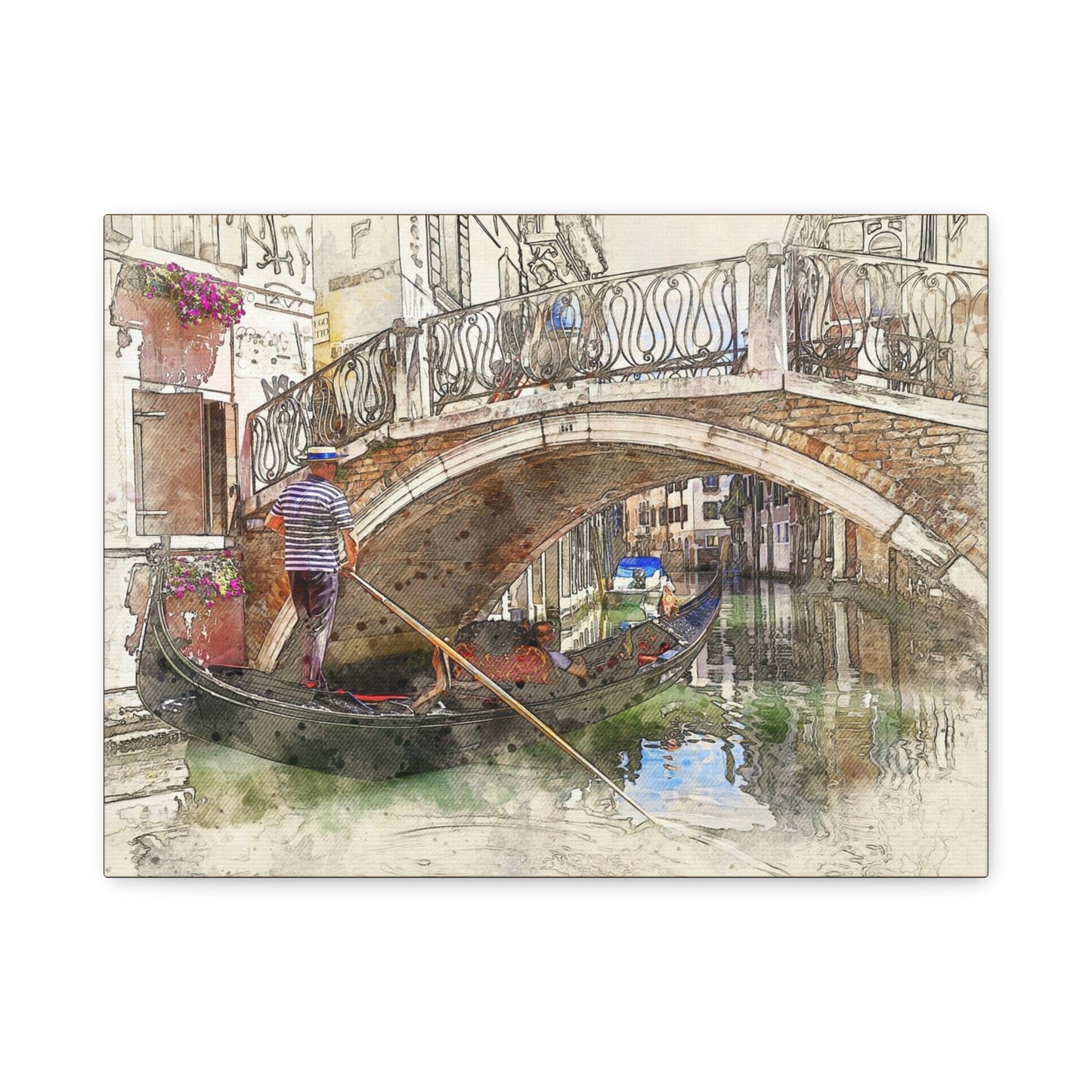 Gondola Matte Canvas, Stretched, 1.25"