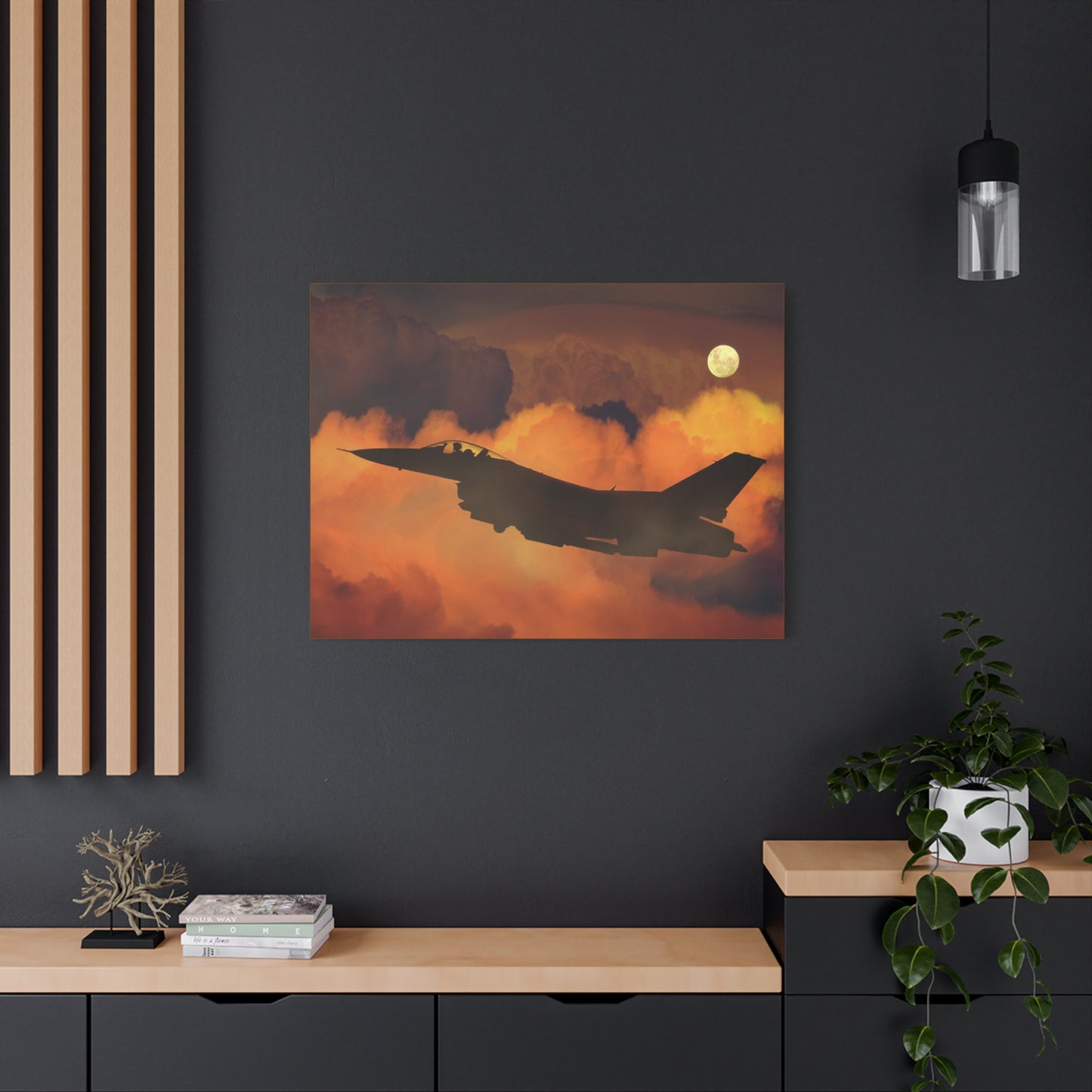 Jet Fighter Matte Canvas, Stretched, 1.25"