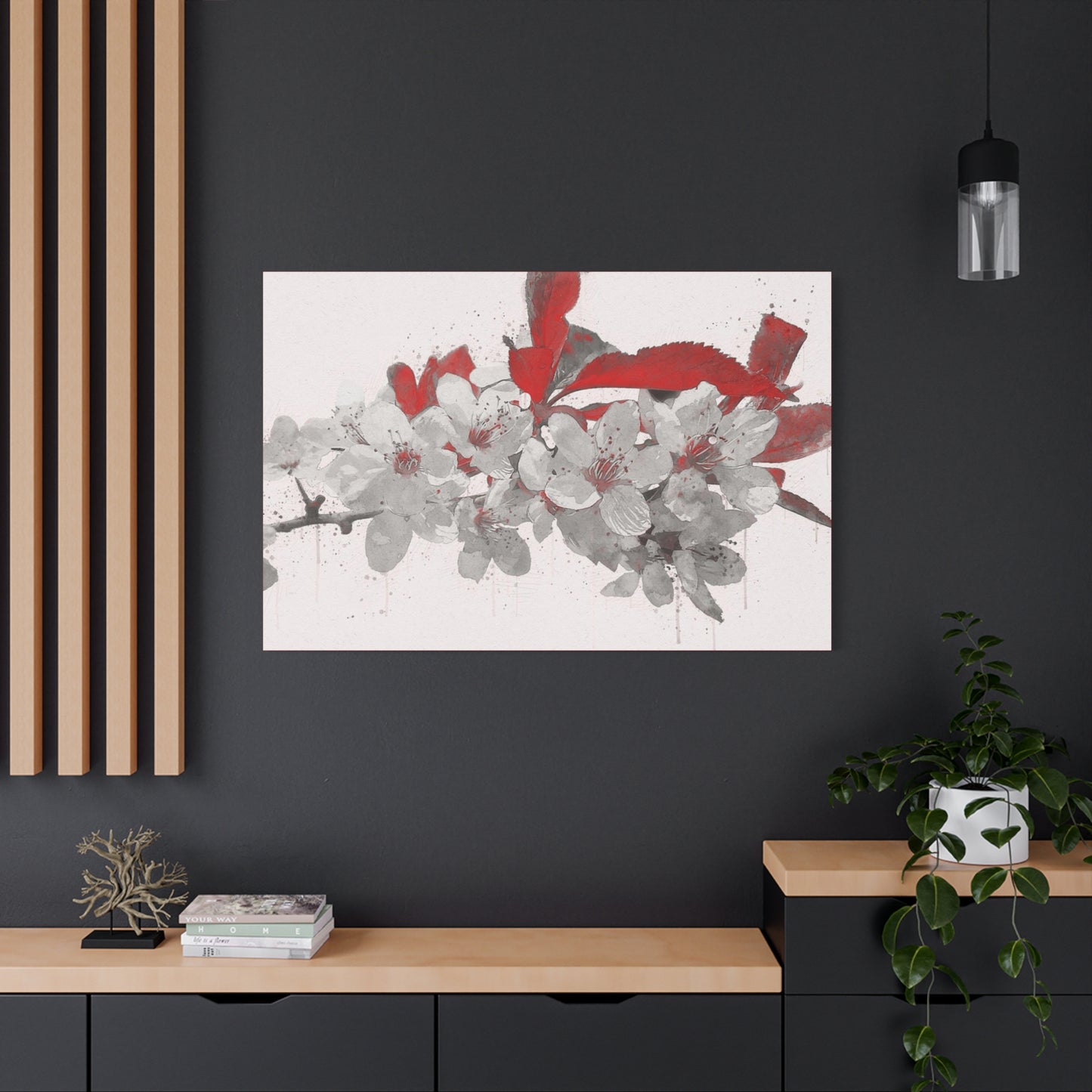 Cherry Blossom Matte Canvas, Stretched, 1.25"