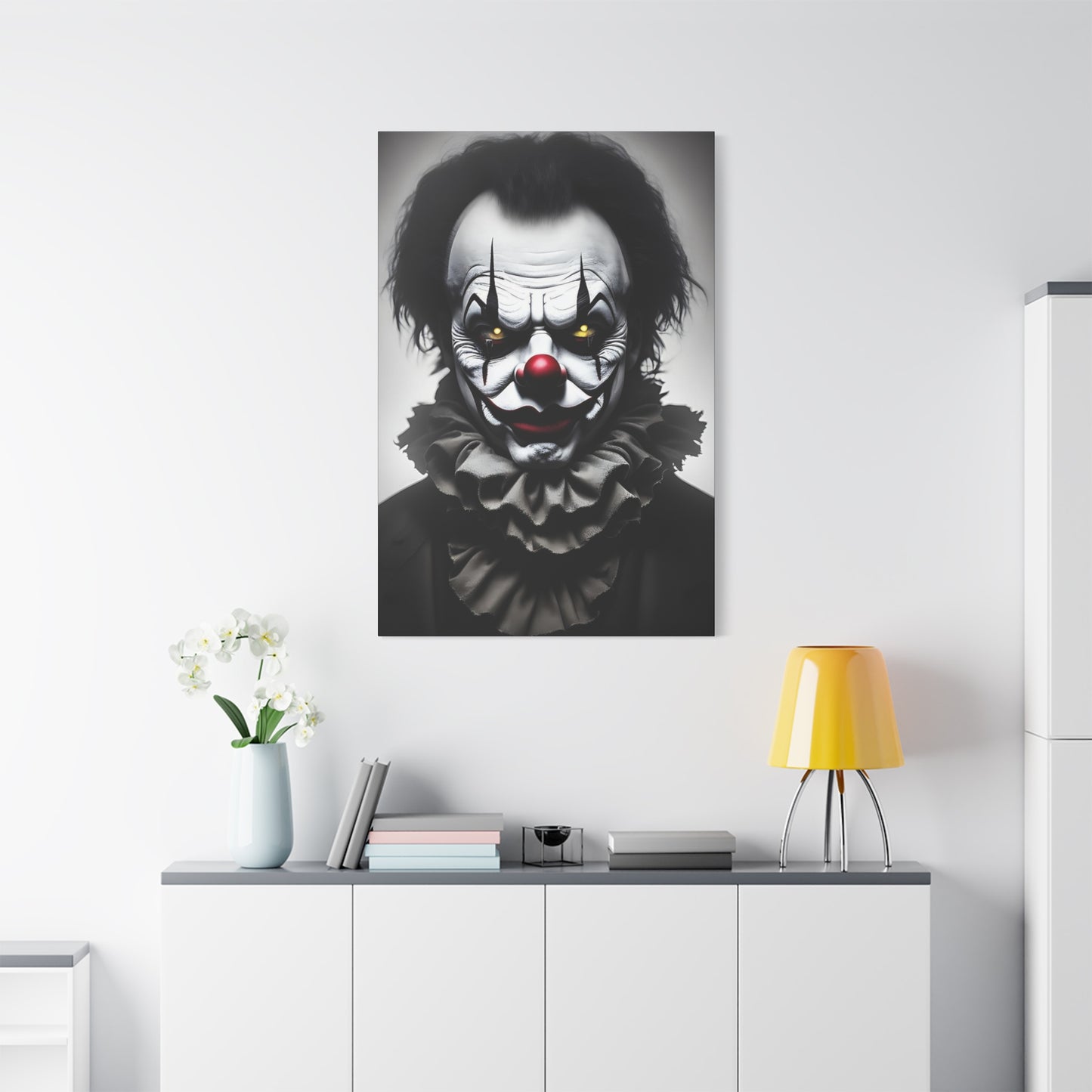 Clown AI Gen Matte Canvas, Stretched, 1.25"