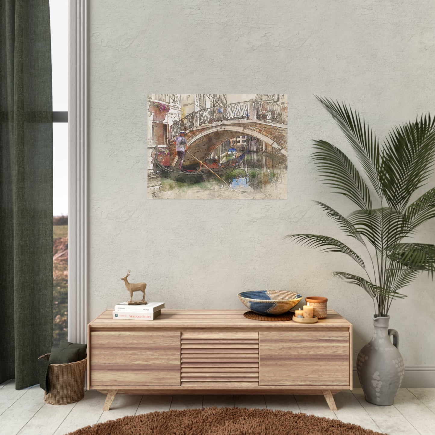 Gondola Rolled Posters