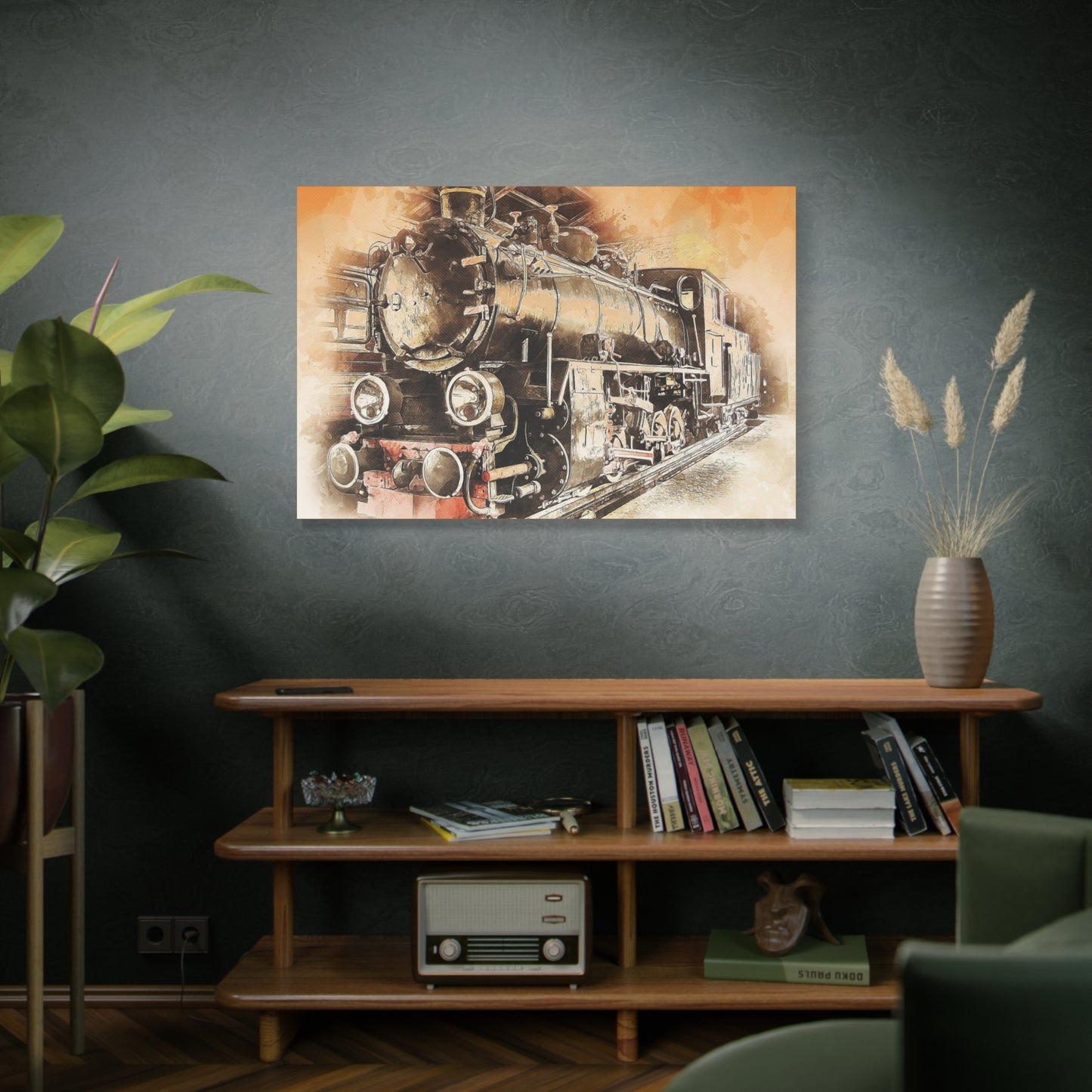 Locomotive Matte Canvas, Stretched, 1.25"