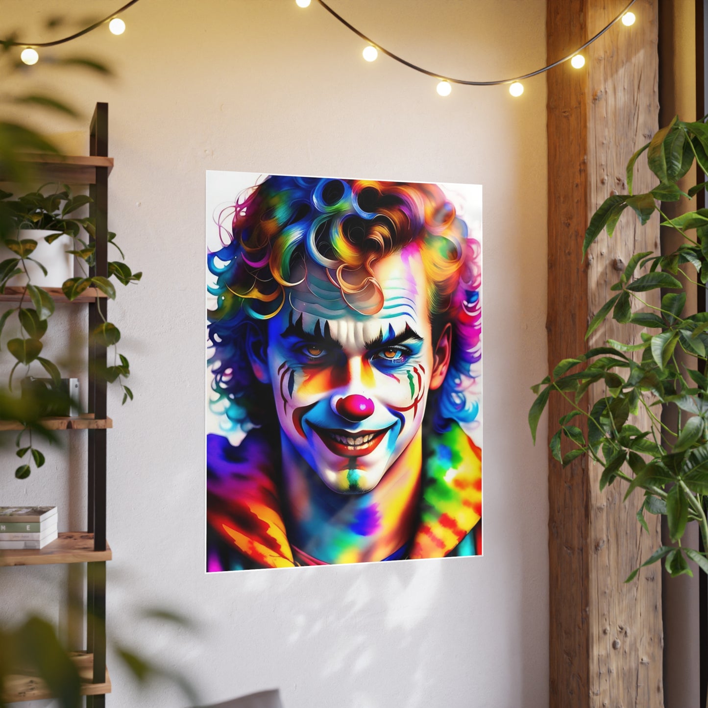 Clown AI Gen Photo Art Paper Posters