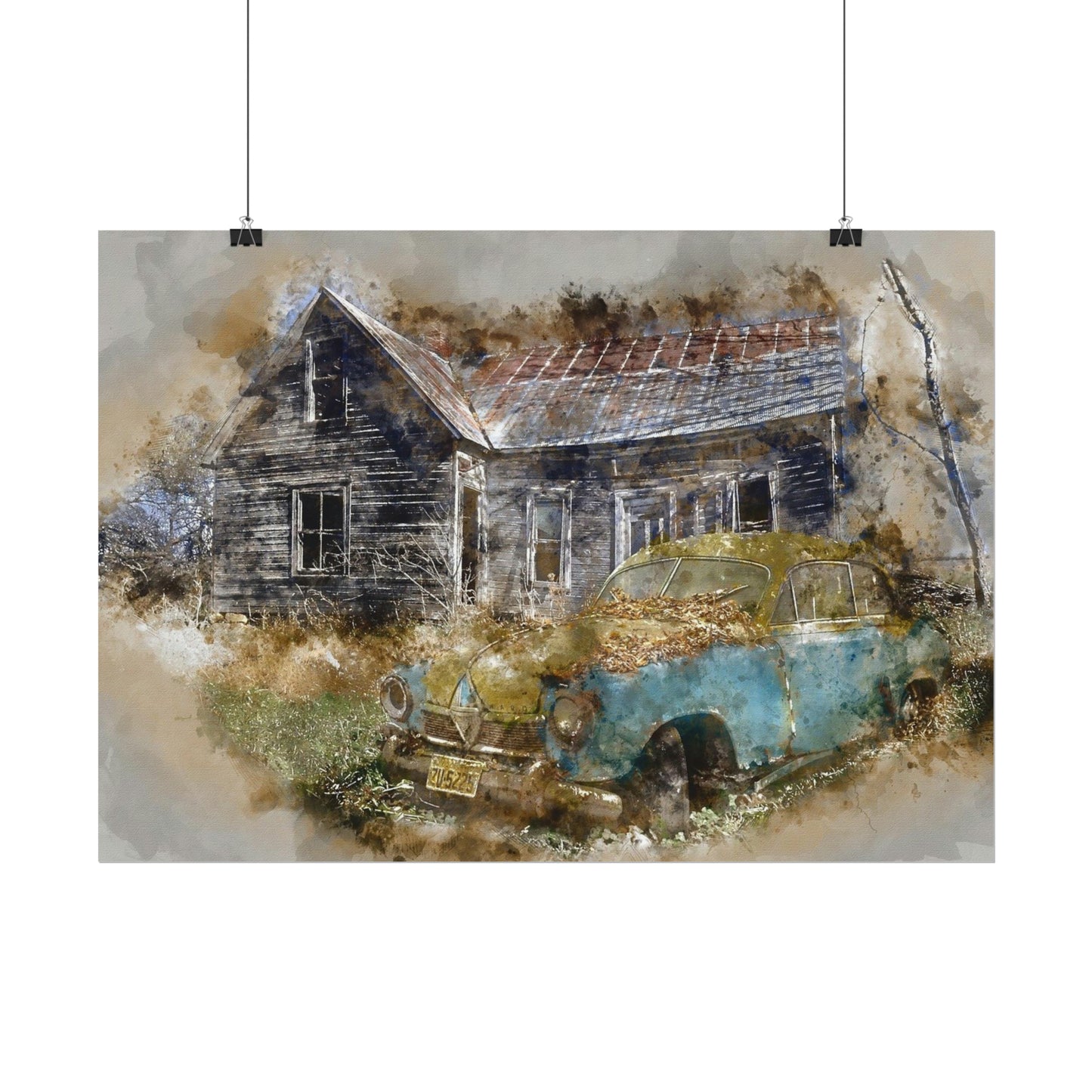 Old Barn Rolled Posters