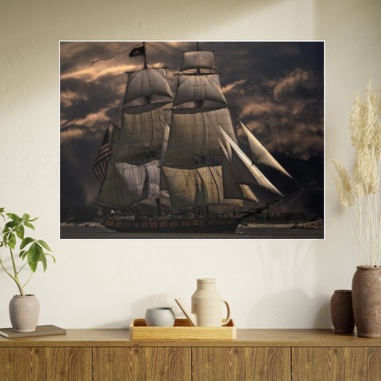 Sailing Ship Photo Art Paper Posters