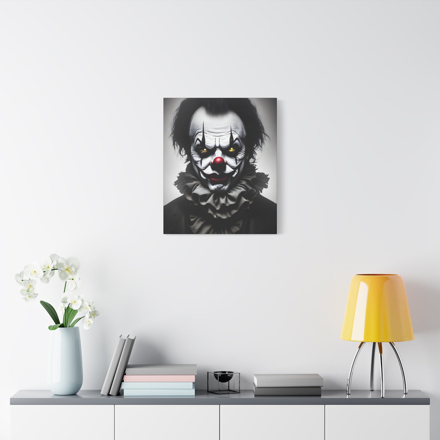 Clown AI Gen Matte Canvas, Stretched, 1.25"