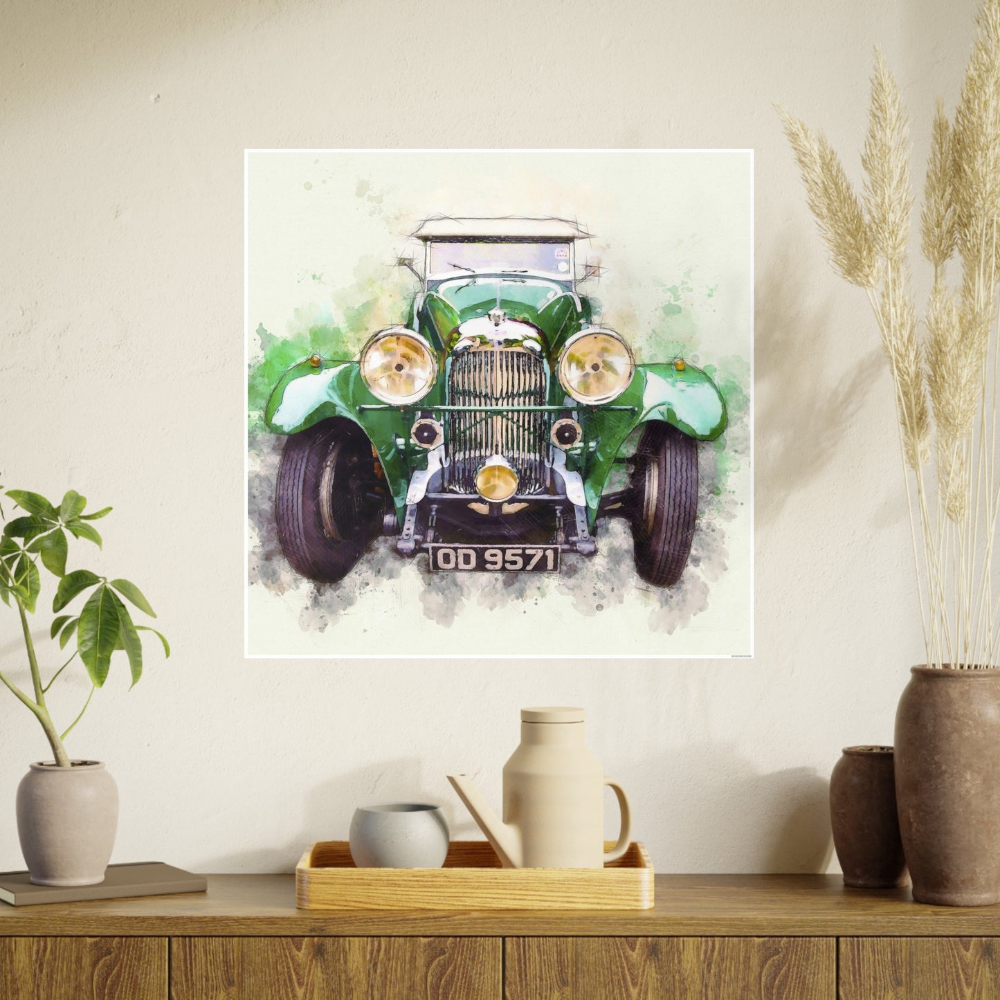 Car Photo Art Paper Posters