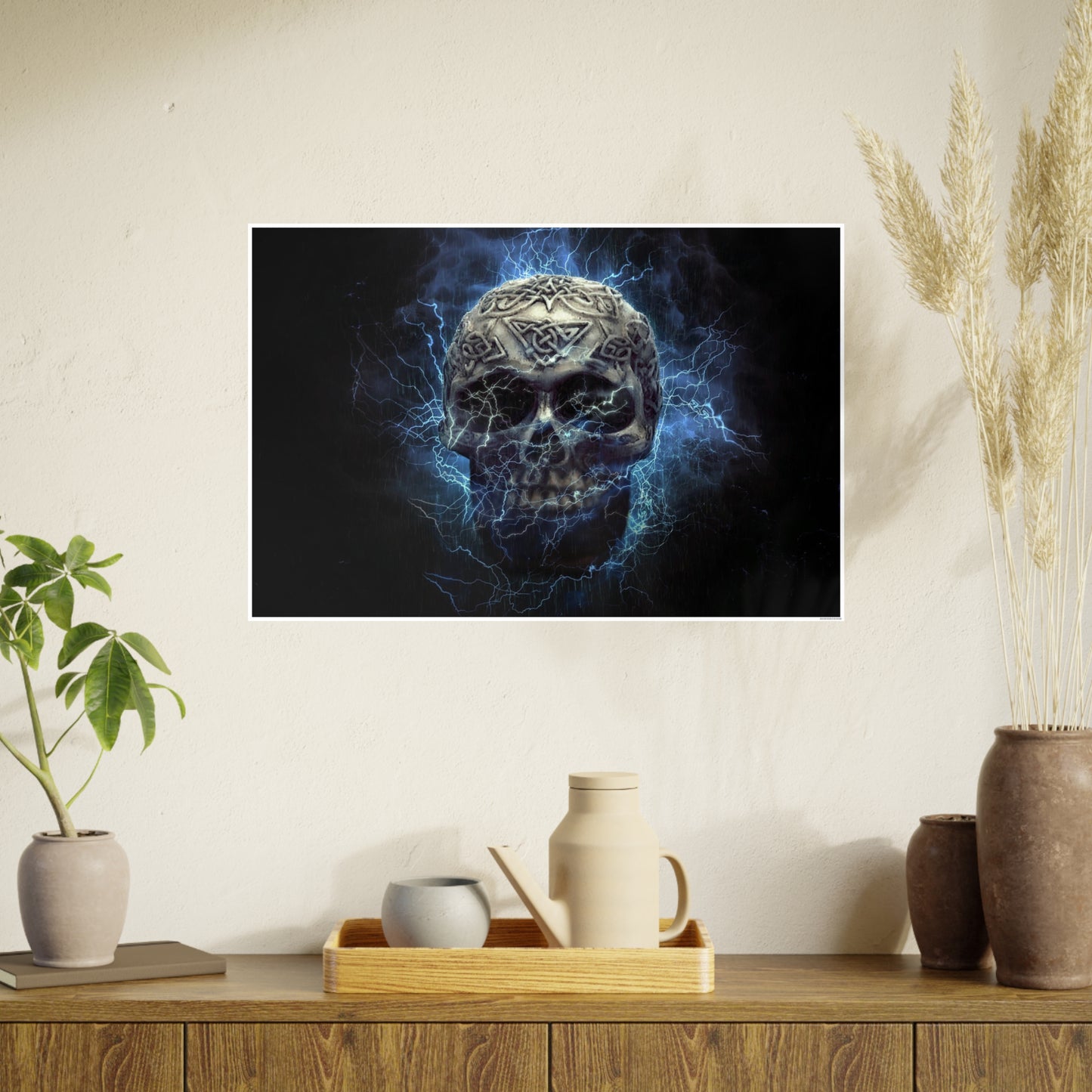 Skull Photo Art Paper Posters
