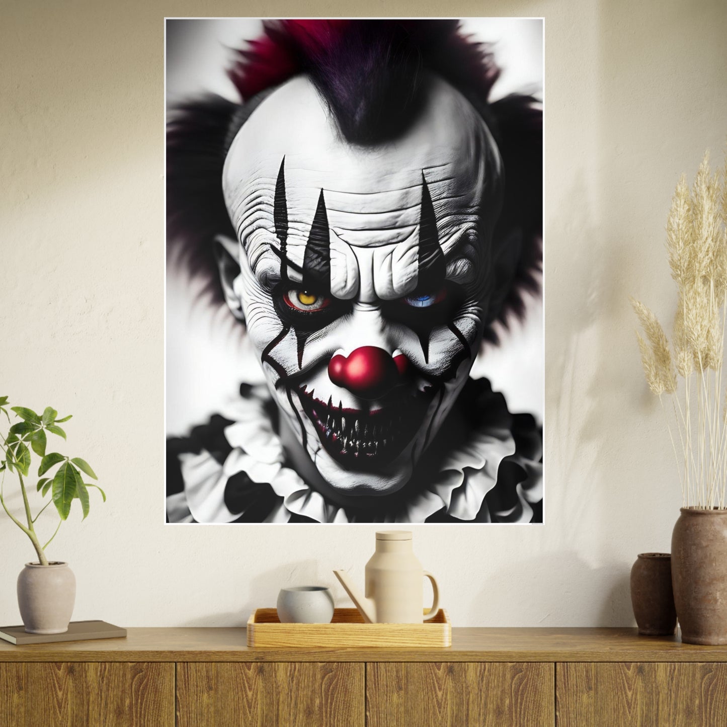 Clown AI Gen Photo Art Paper Posters