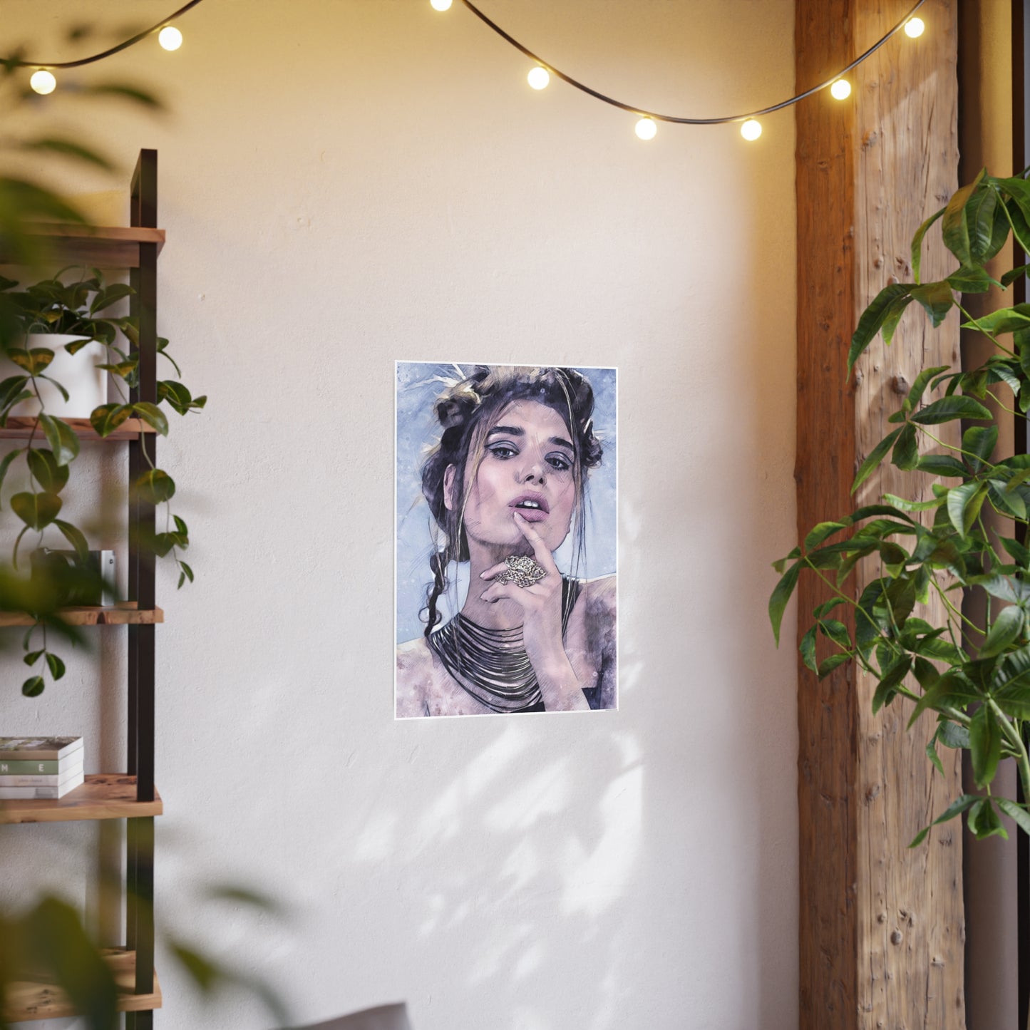Woman Photo Art Paper Posters