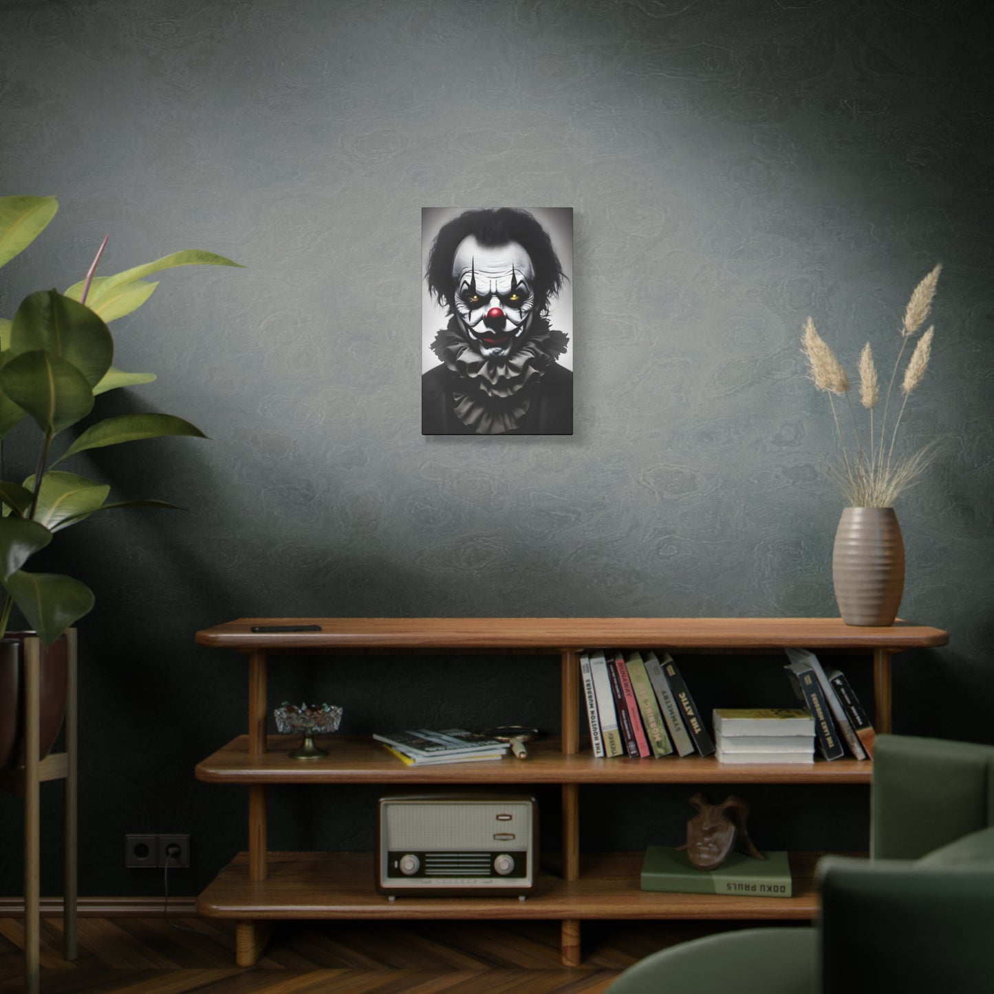 Clown AI Gen Matte Canvas, Stretched, 1.25"