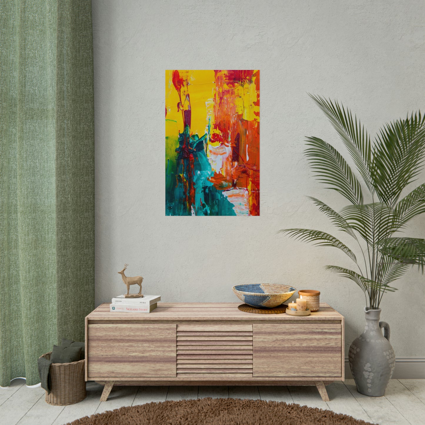 Abstract Rolled Posters