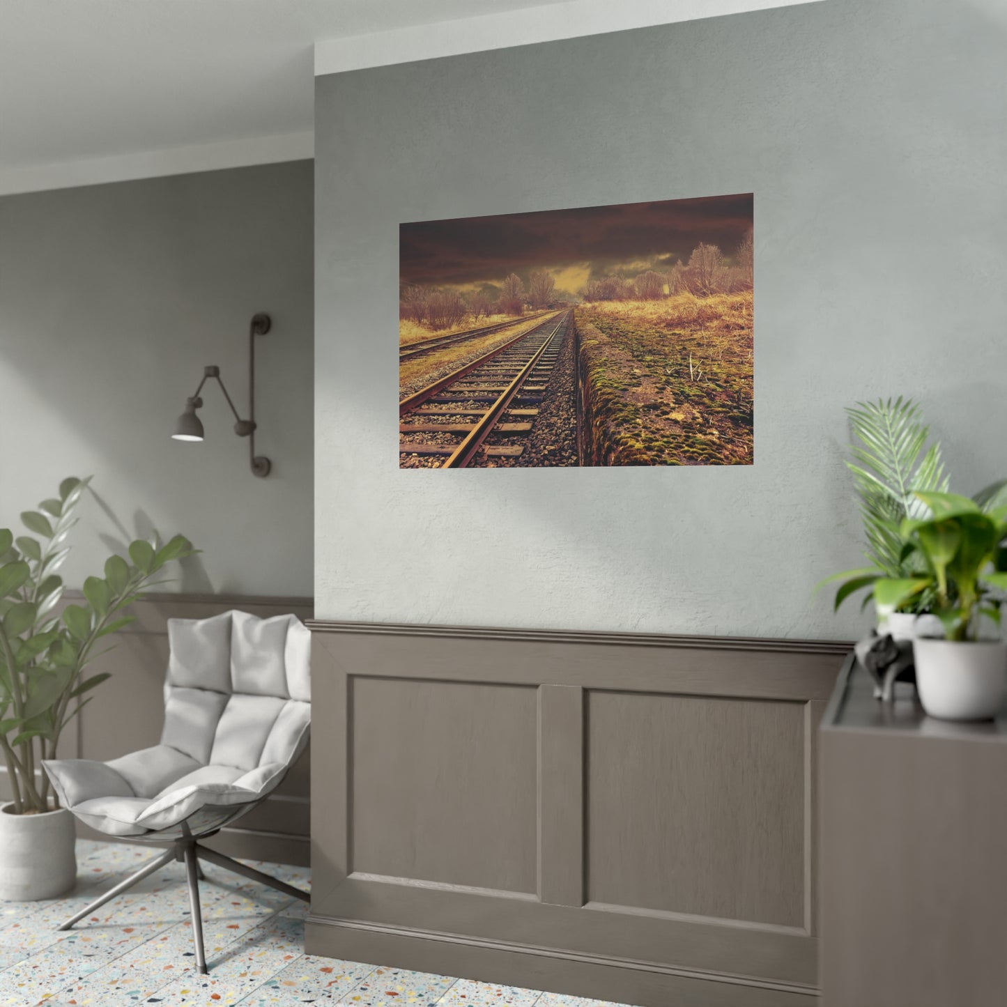 Tracks Rolled Posters