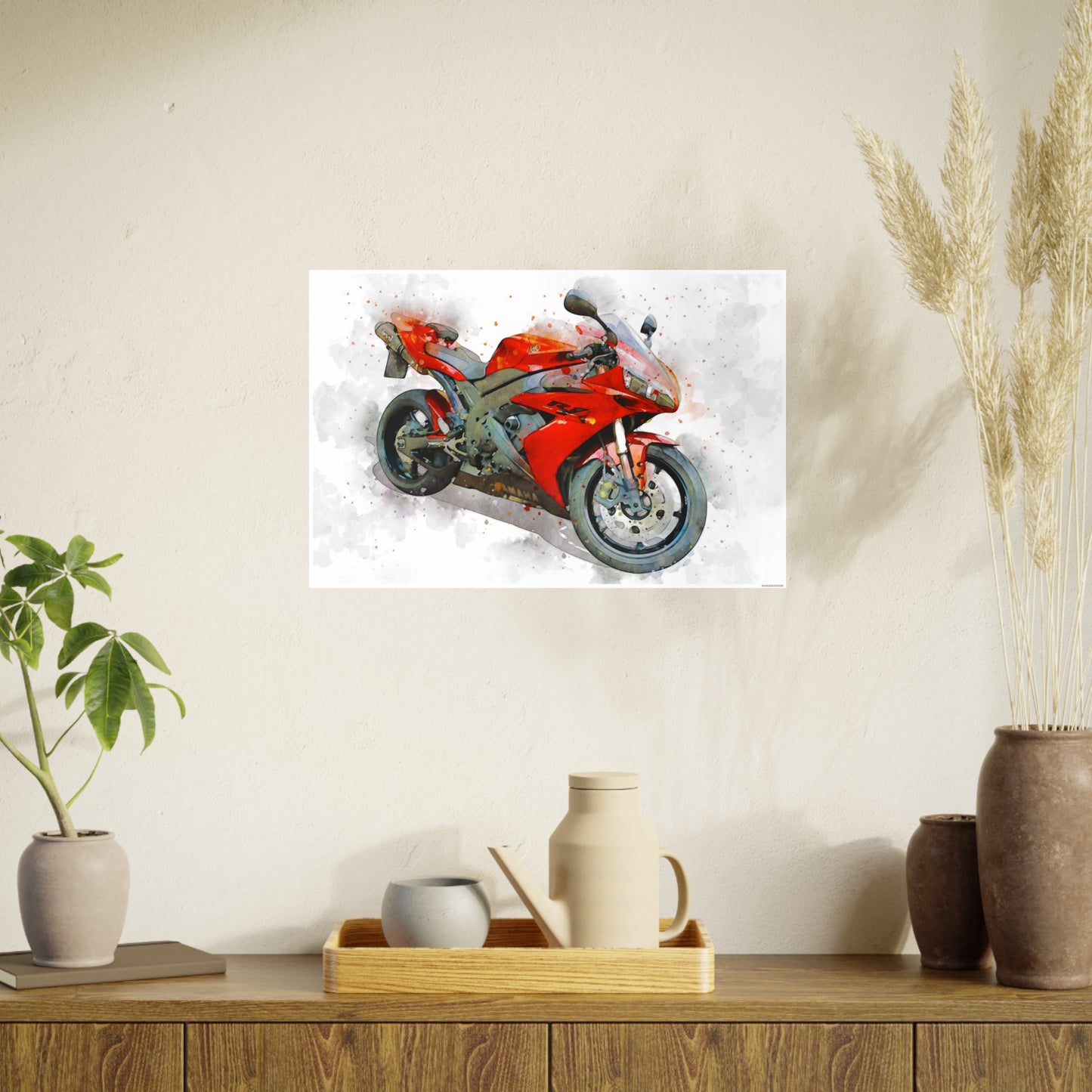 Yamaha R1 Photo Art Paper Posters