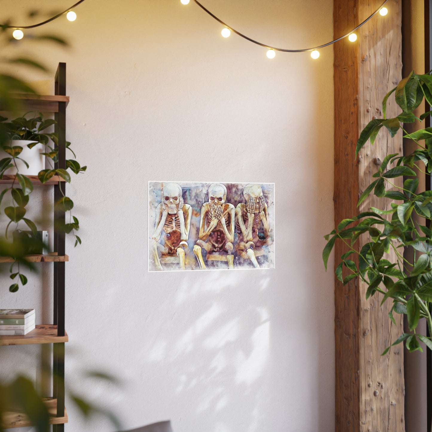 Skeletons Photo Art Paper Posters