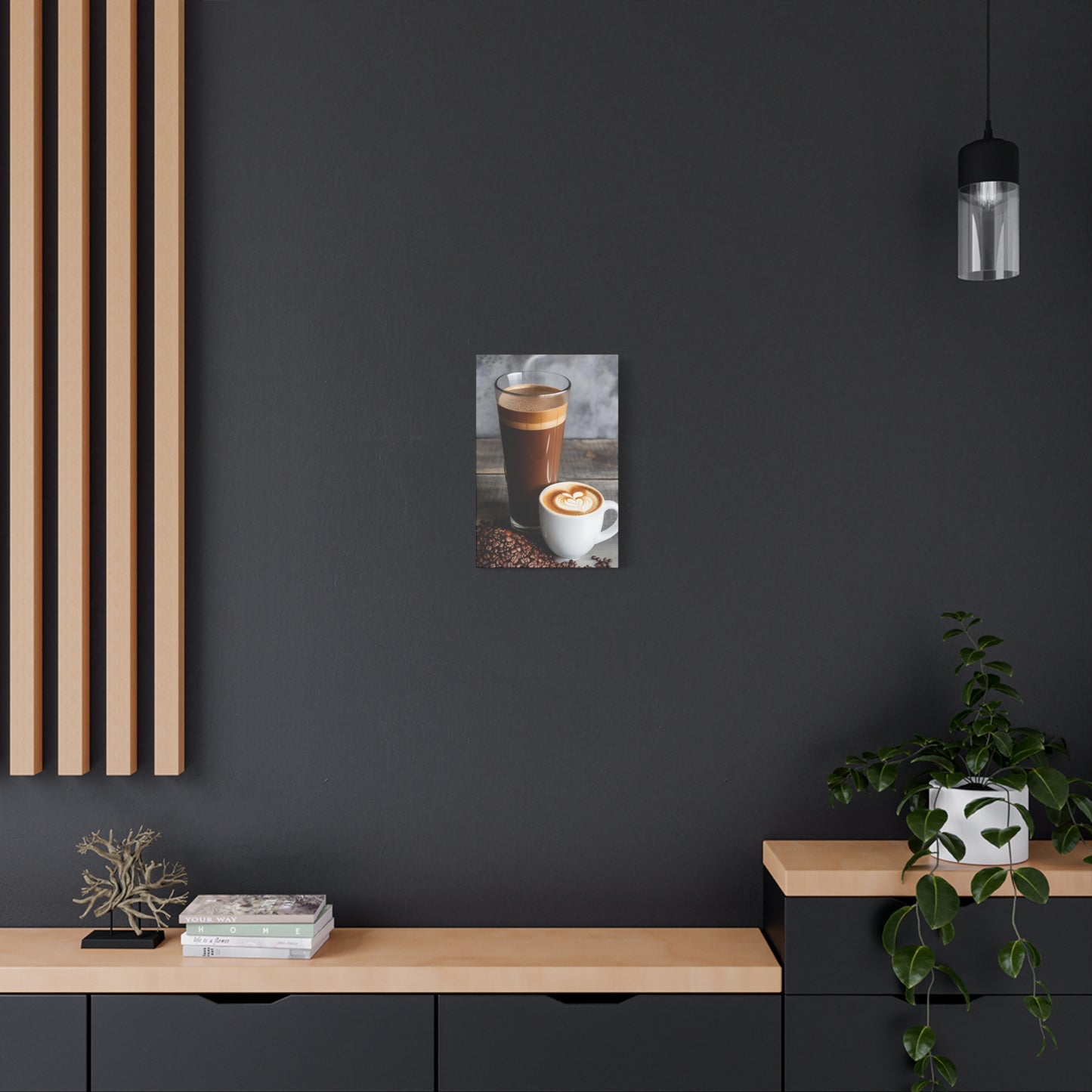 Coffee AI Gen Matte Canvas, Stretched, 1.25"