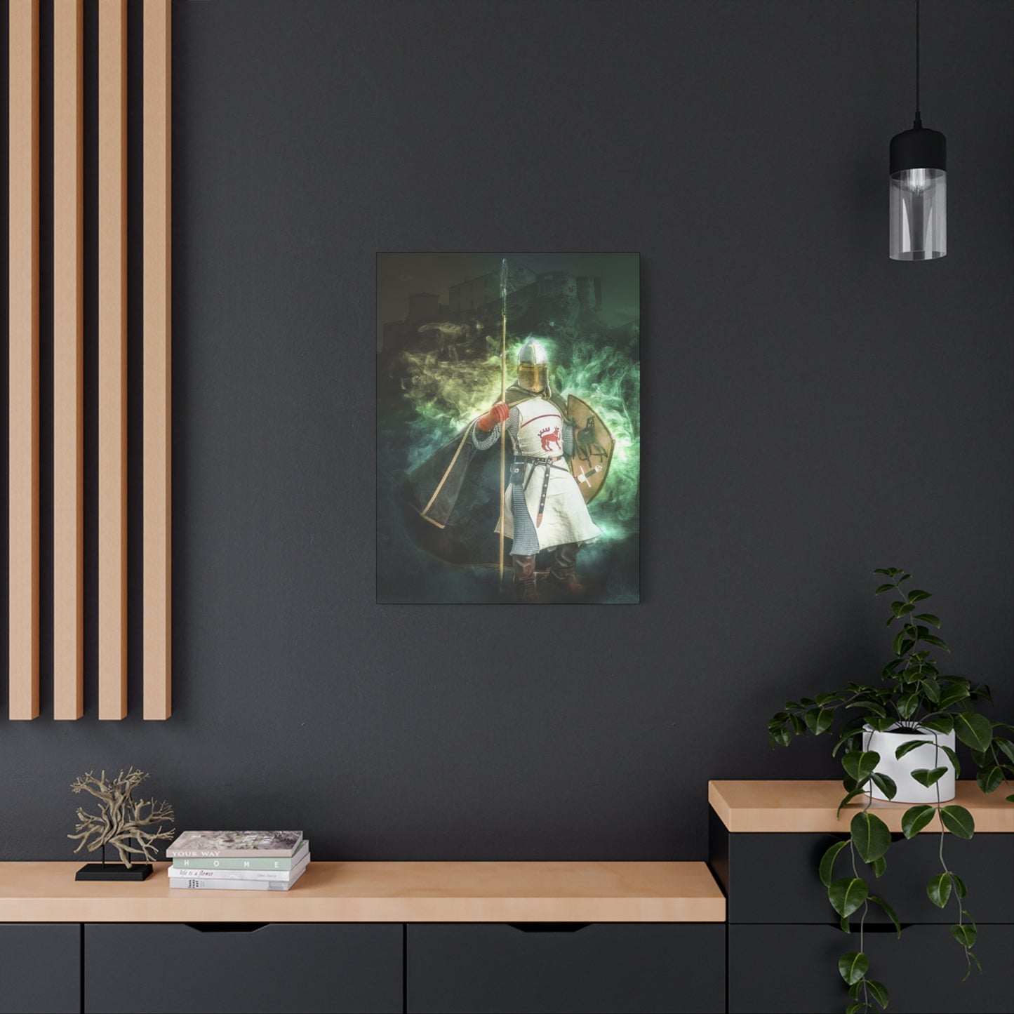 Knight Matte Canvas, Stretched, 1.25"