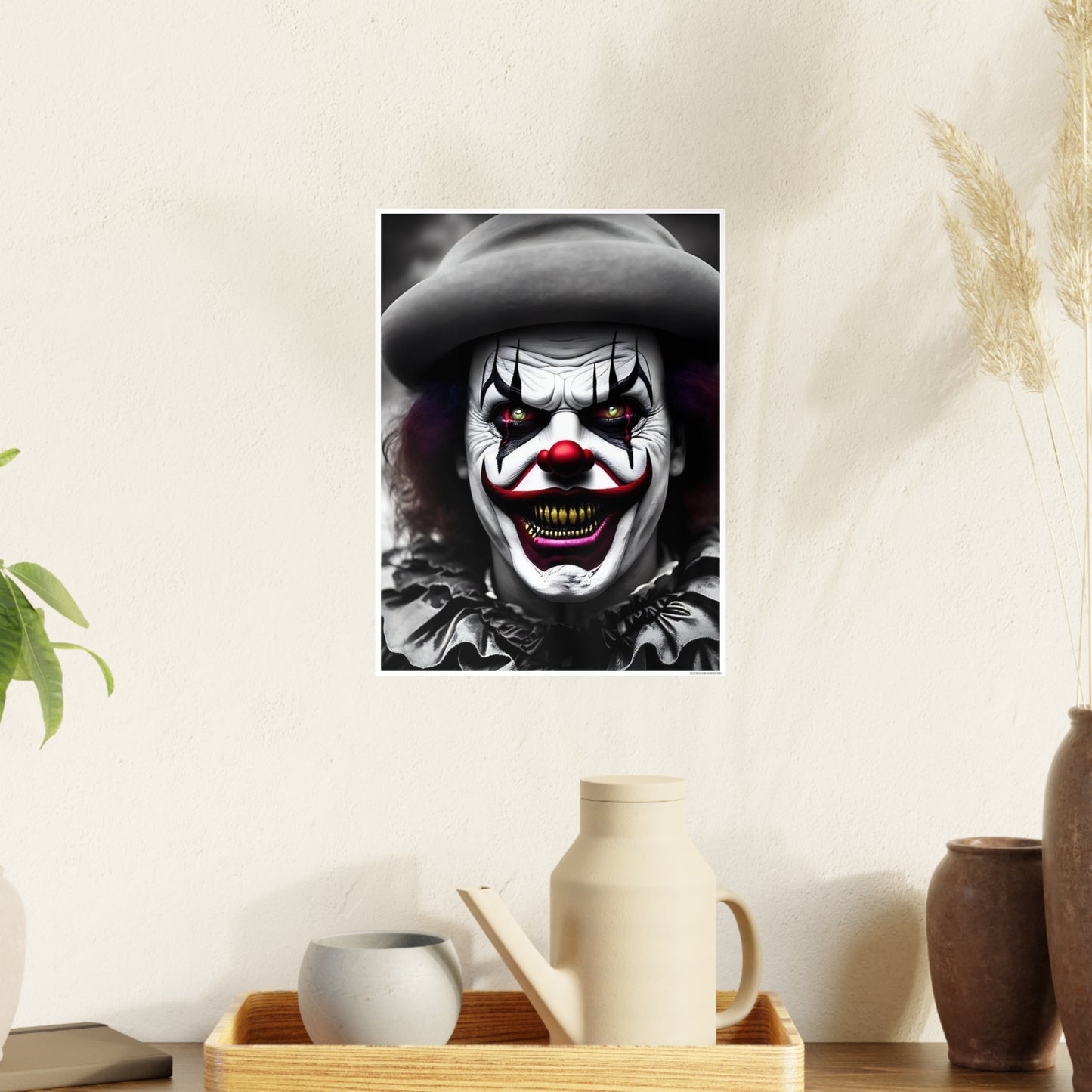 Clown AI Gen Photo Art Paper Posters