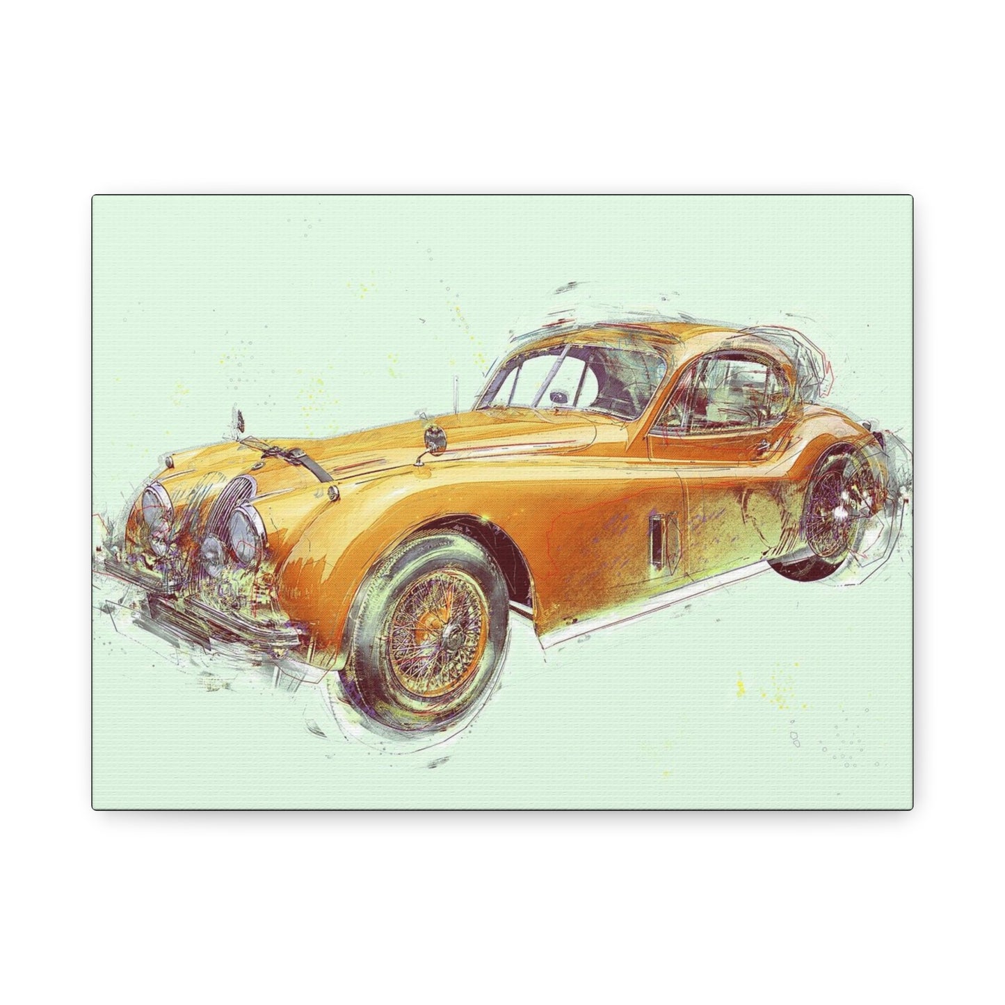 Jaguar Matte Canvas, Stretched, 1.25"